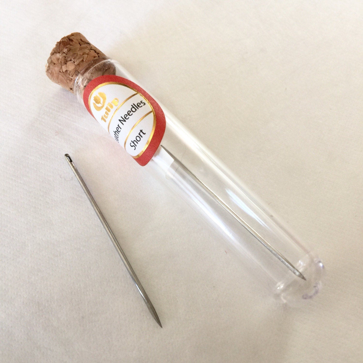 Tulip - Leather Hand Sewing Needles - Short