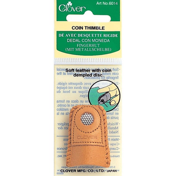 Clover - Leather Coin Thimble