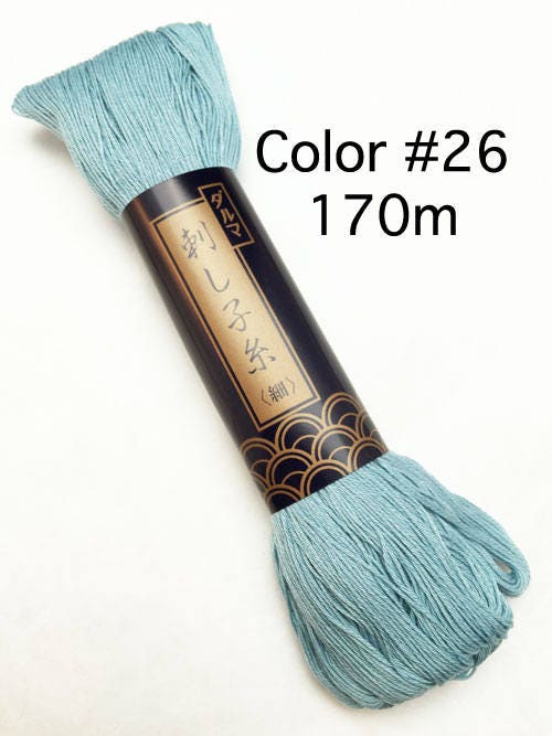 Yokota - Cotton Sashiko Thread 170m Skein - #26 Sky Blue