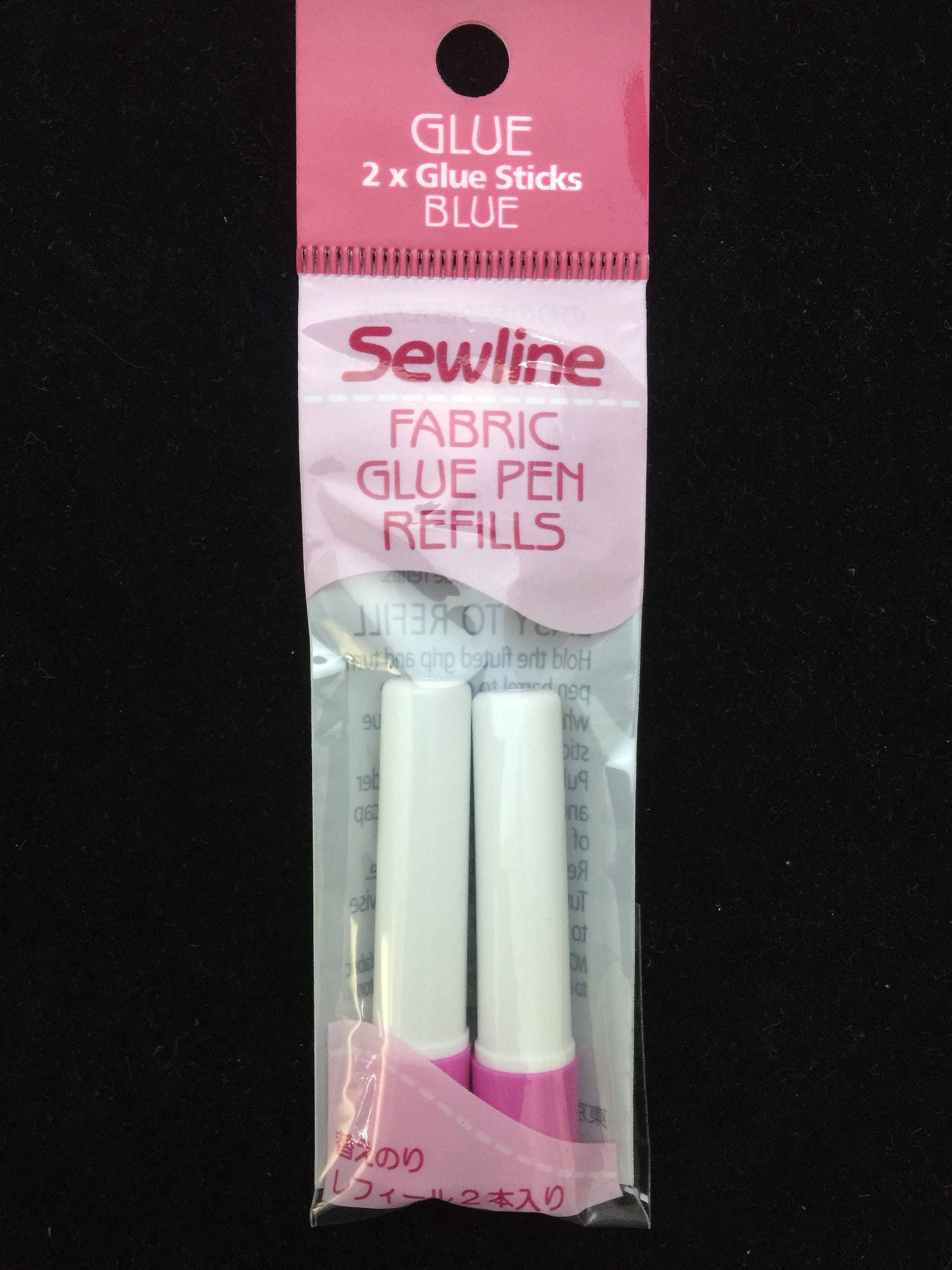 Sewline - Refill for Appliqué Fabric Glue Stick 2-Pack - Blue
