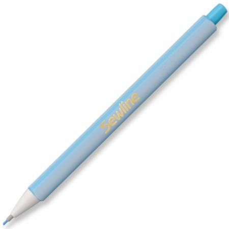 Sewline - Tailor's 1.3mm Washable Click Pencil for Fabrics - Blue, Pink, or White