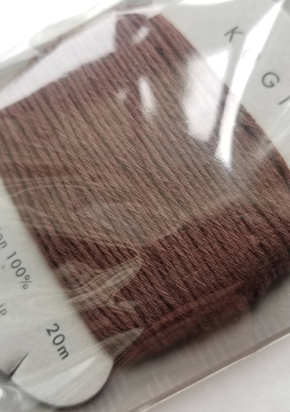 Daruma - Cotton Kogin Thread 20m Card 20/8 - #3 Brown