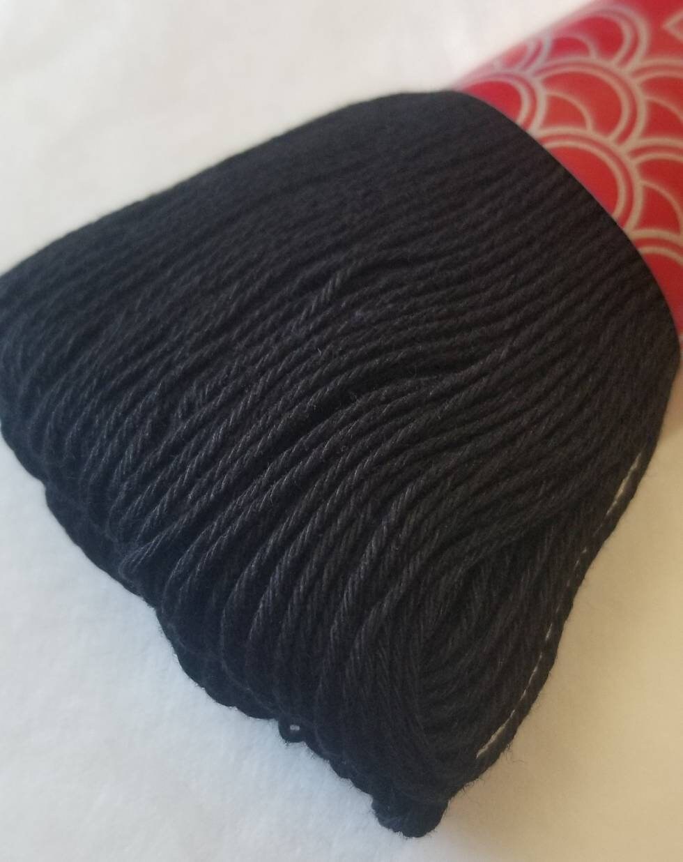 Yokota - Cotton Sashiko Thread 100m Skein - #20 Black