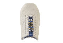 Little House - Leather Fingertip Thimble with Elastic M/L - White