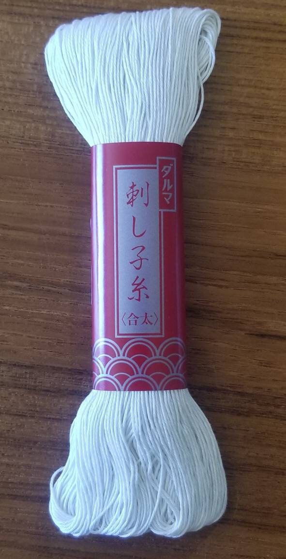 Yokota - Cotton Sashiko Thread 100m Skein - #2 Ecru Beige