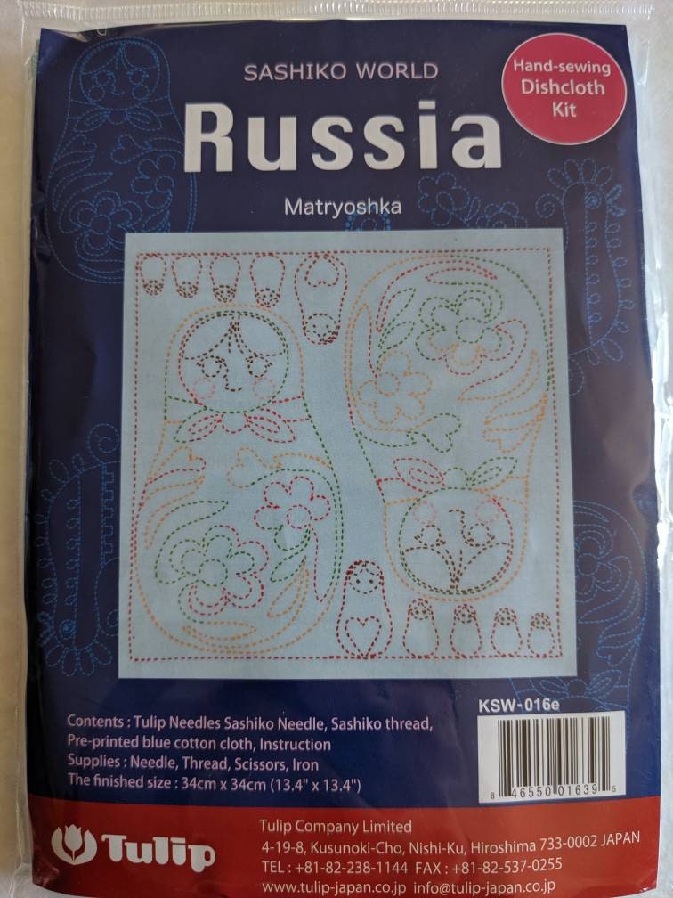 Tulip - World Russia "Matryoshka" Sashiko Sampler Kit