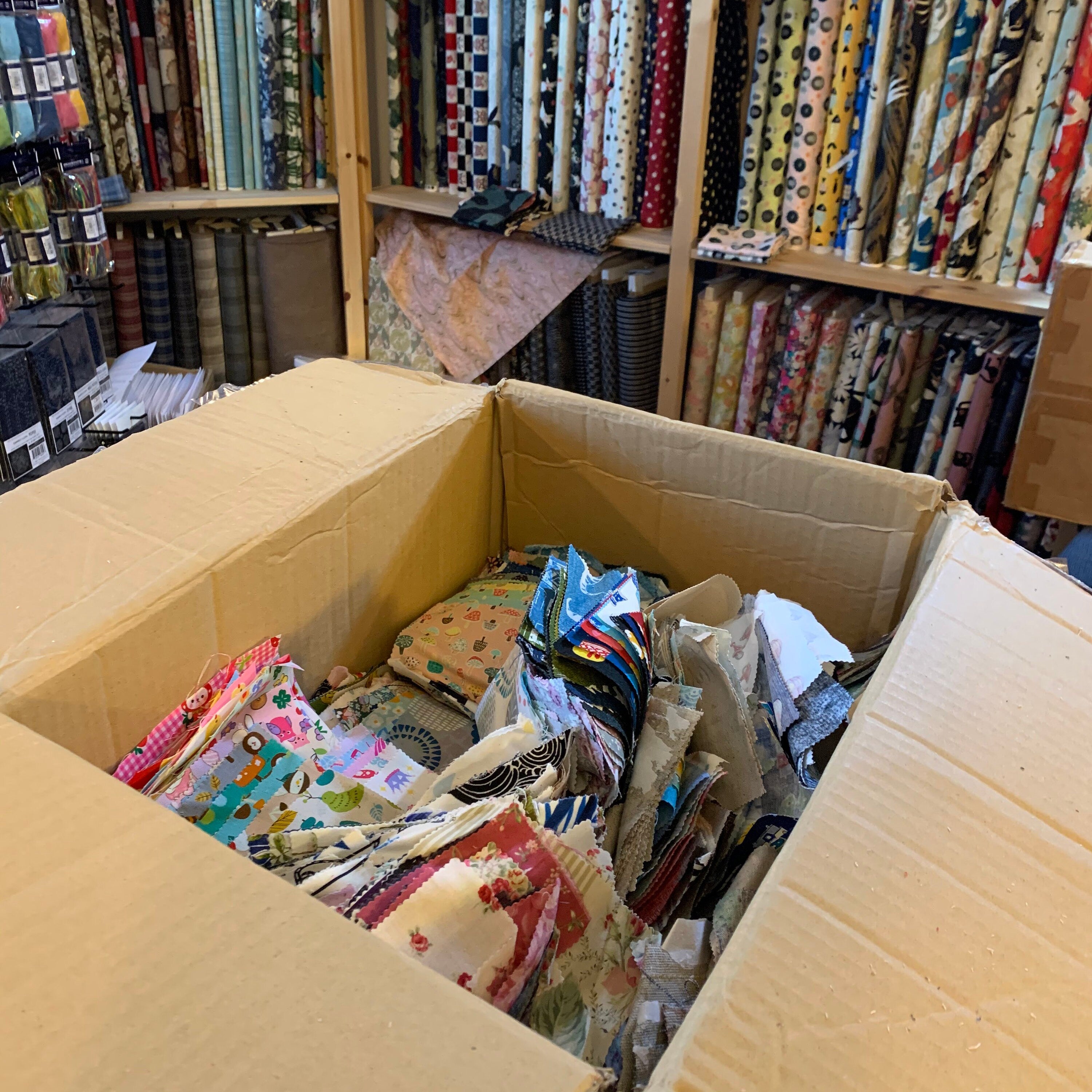 New Year 2026 Fukubukuro Lucky Bag of Japanese fabric scraps HALF POUND