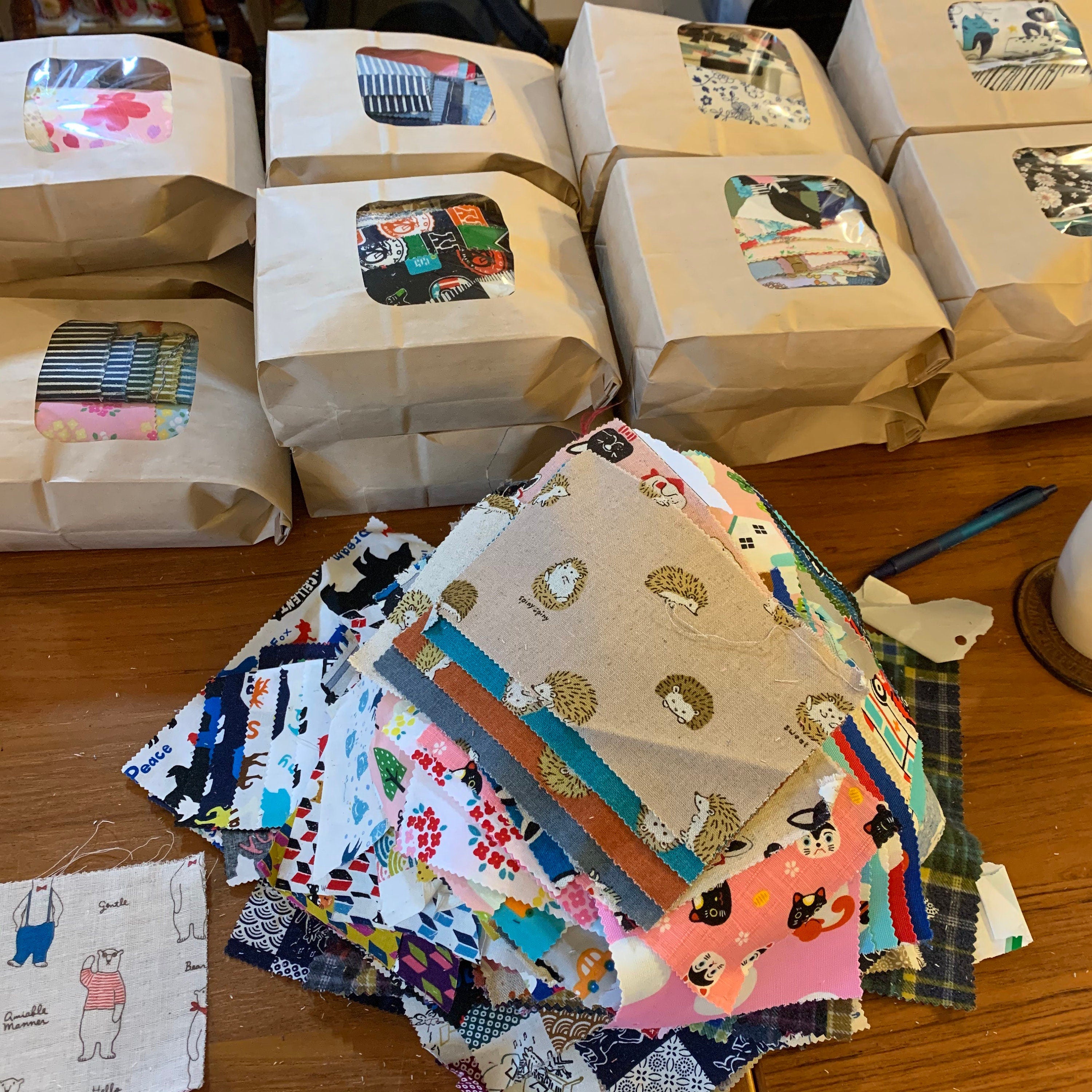 New Year 2026 Fukubukuro Lucky Bag of Japanese fabric scraps HALF POUND