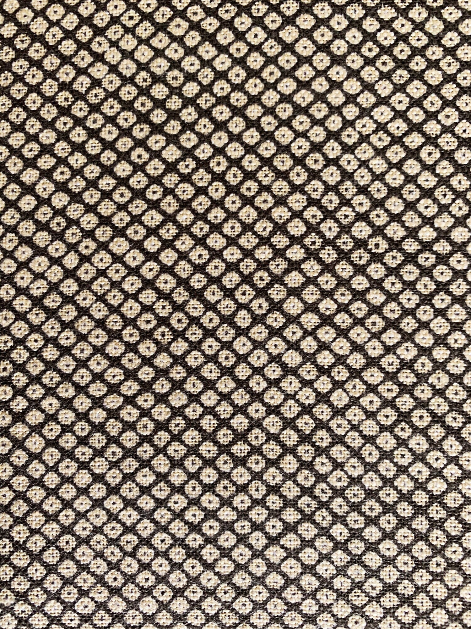 Sevenberry kanoko shibori print in gray brown and beige Japanese cotton fabric 88225-1-3