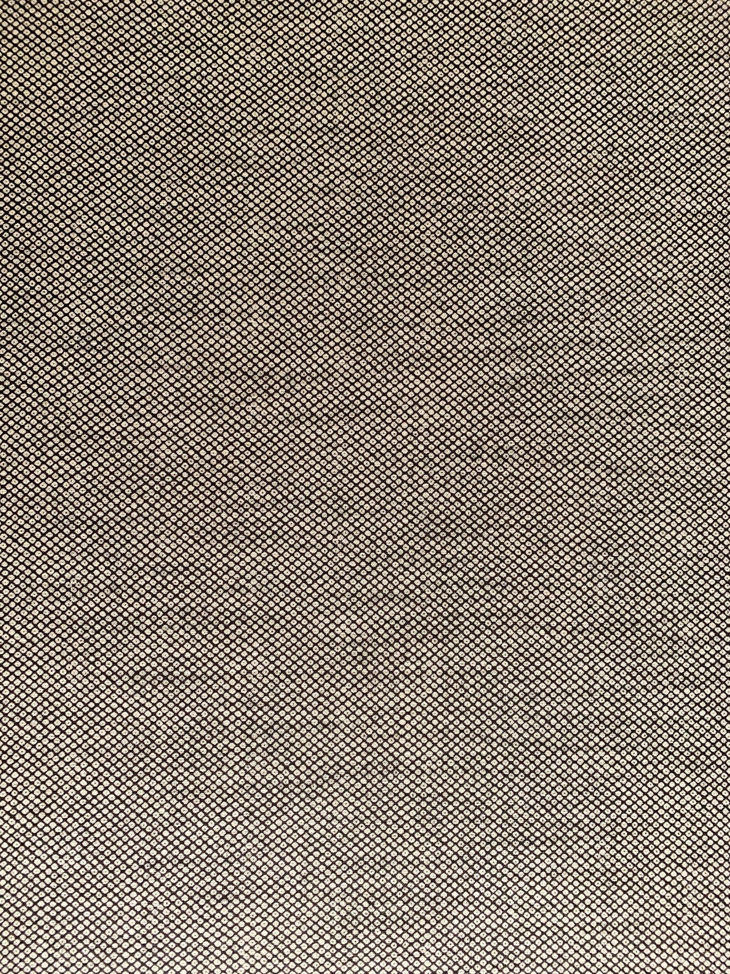 Sevenberry kanoko shibori print in gray brown and beige Japanese cotton fabric 88225-1-3