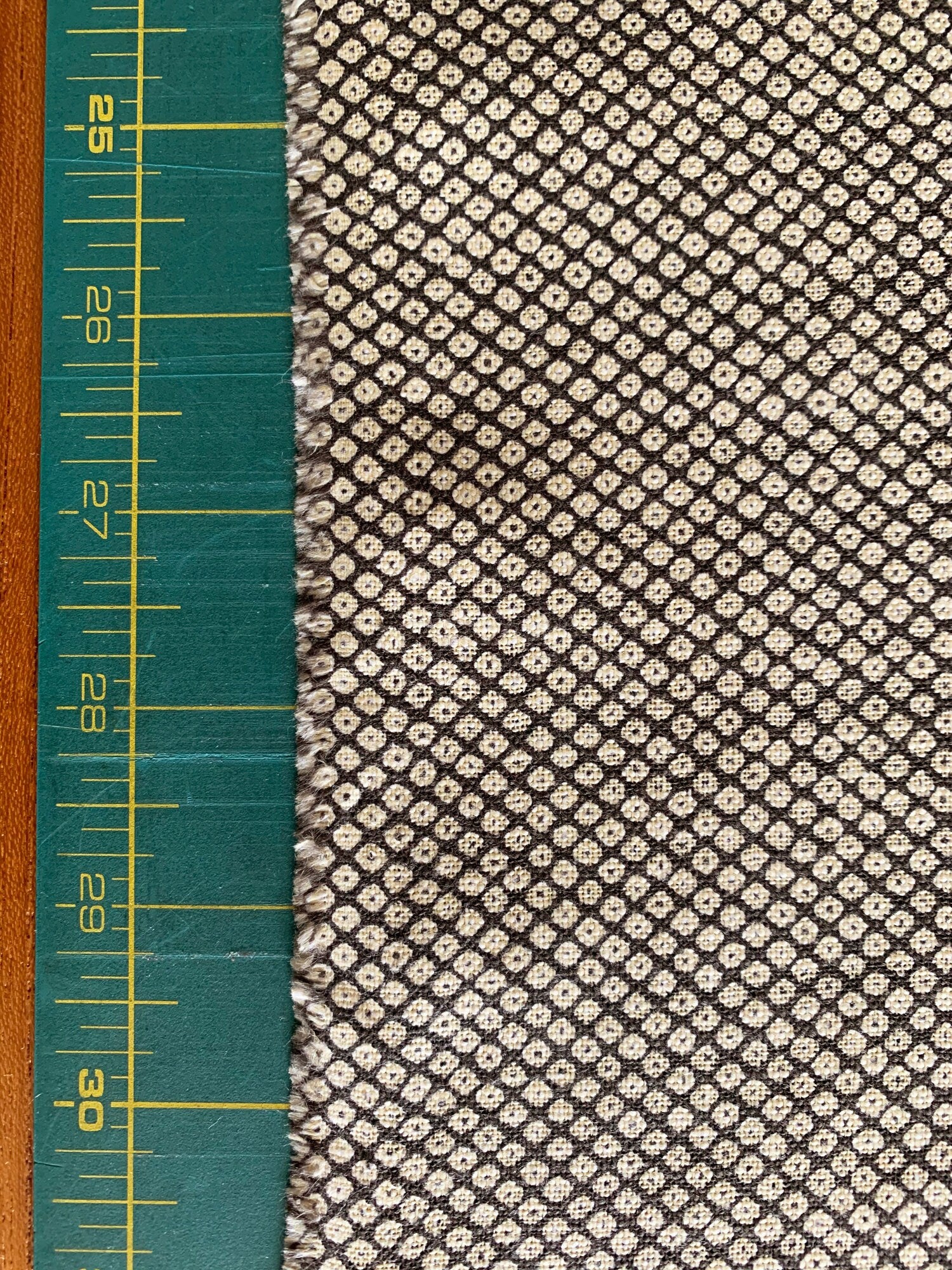 Sevenberry kanoko shibori print in gray brown and beige Japanese cotton fabric 88225-1-3