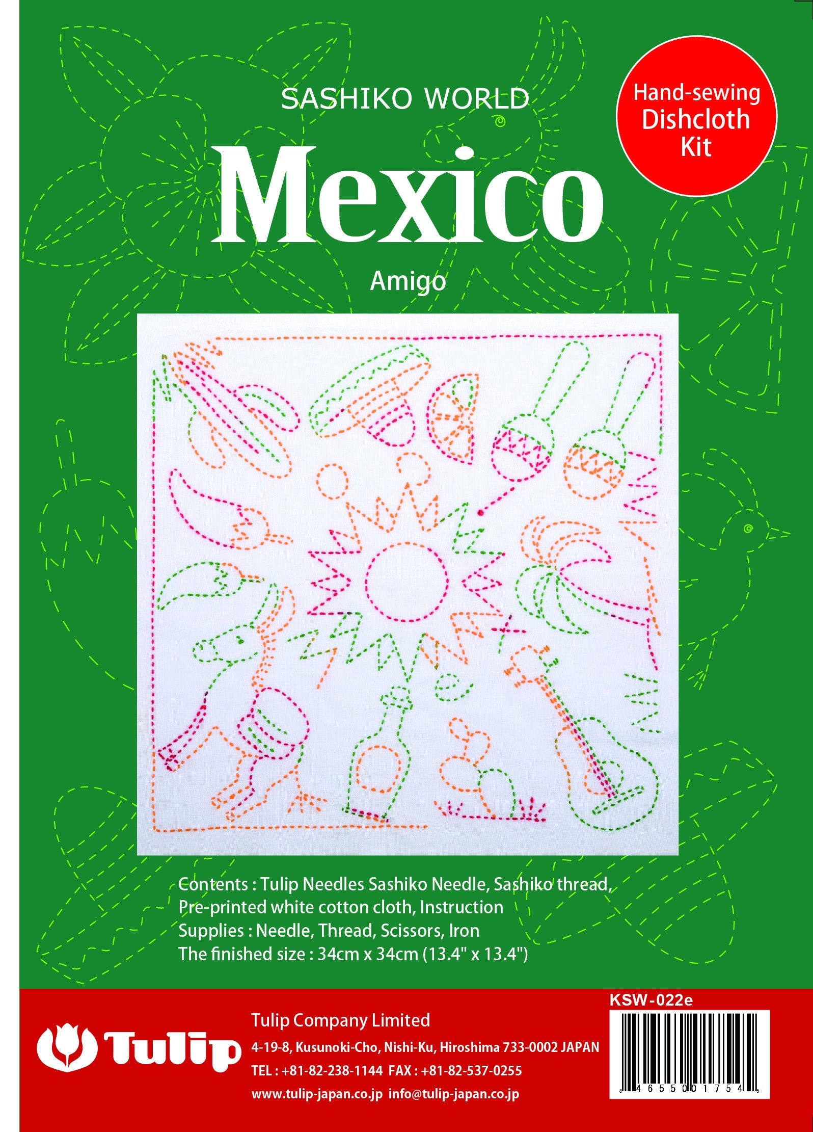 Tulip - World Mexico "Amigo" Sashiko Sampler Kit