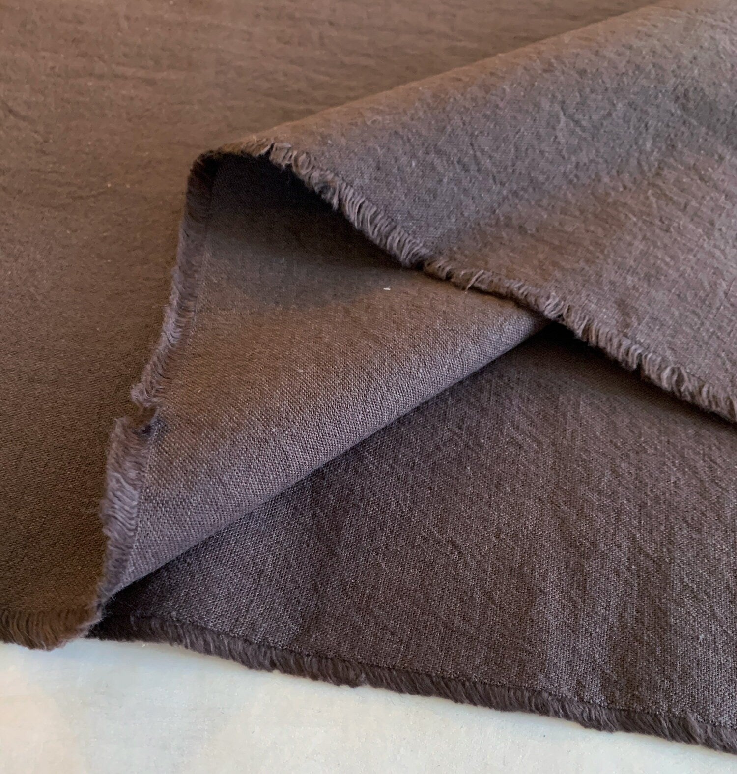 Cosmo Japanese cotton linen blend canvas AD5188-217 coffee brown