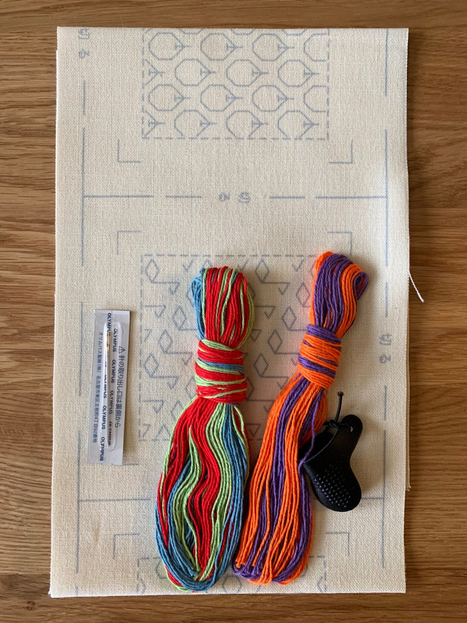 Olympus - Sashiko Coaster Sampler Kit - Off-White SK-315
