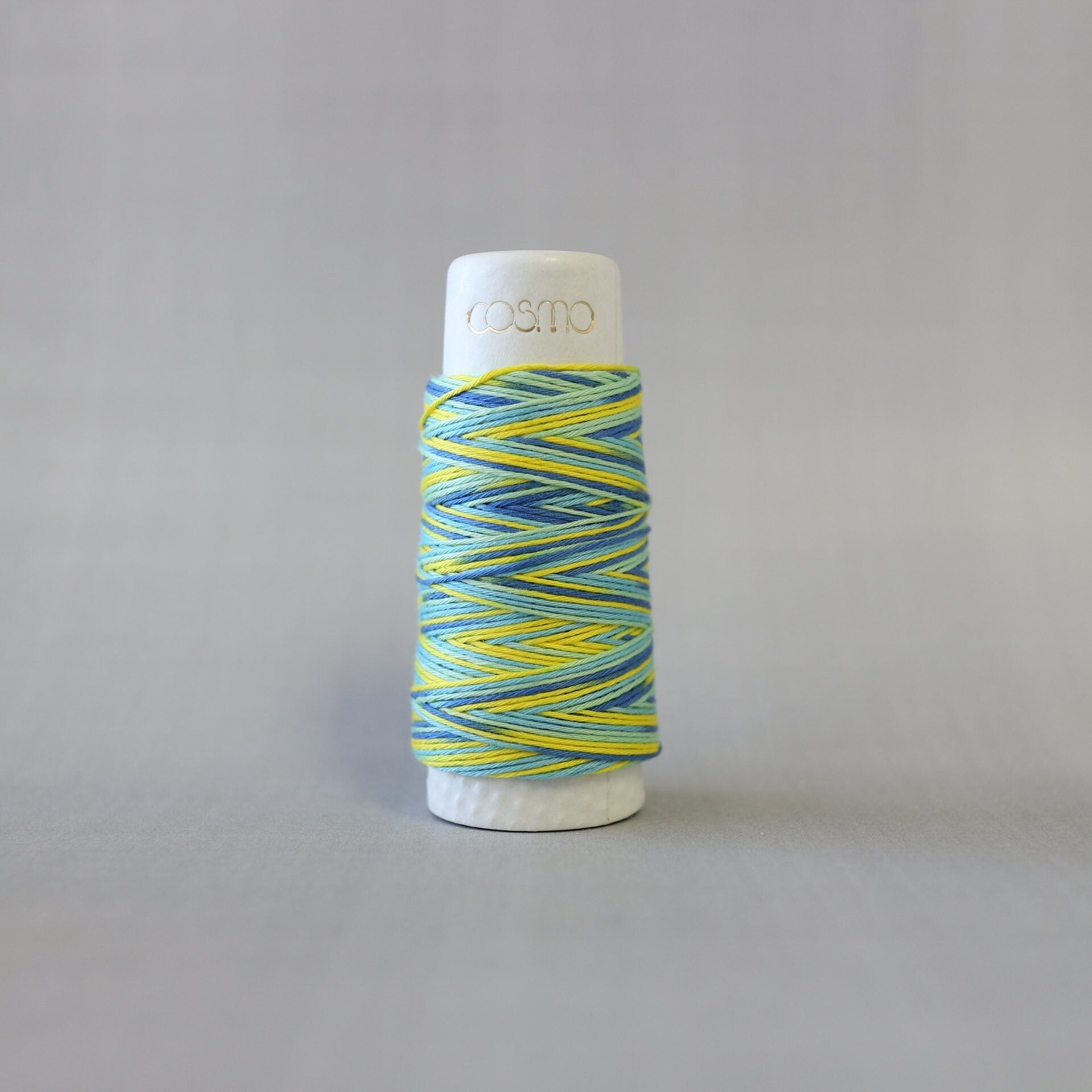 Lecien Cosmo - 'Hidamari' Cotton Sashiko Thread 30m Spool - Sour Candy (Multicolor)