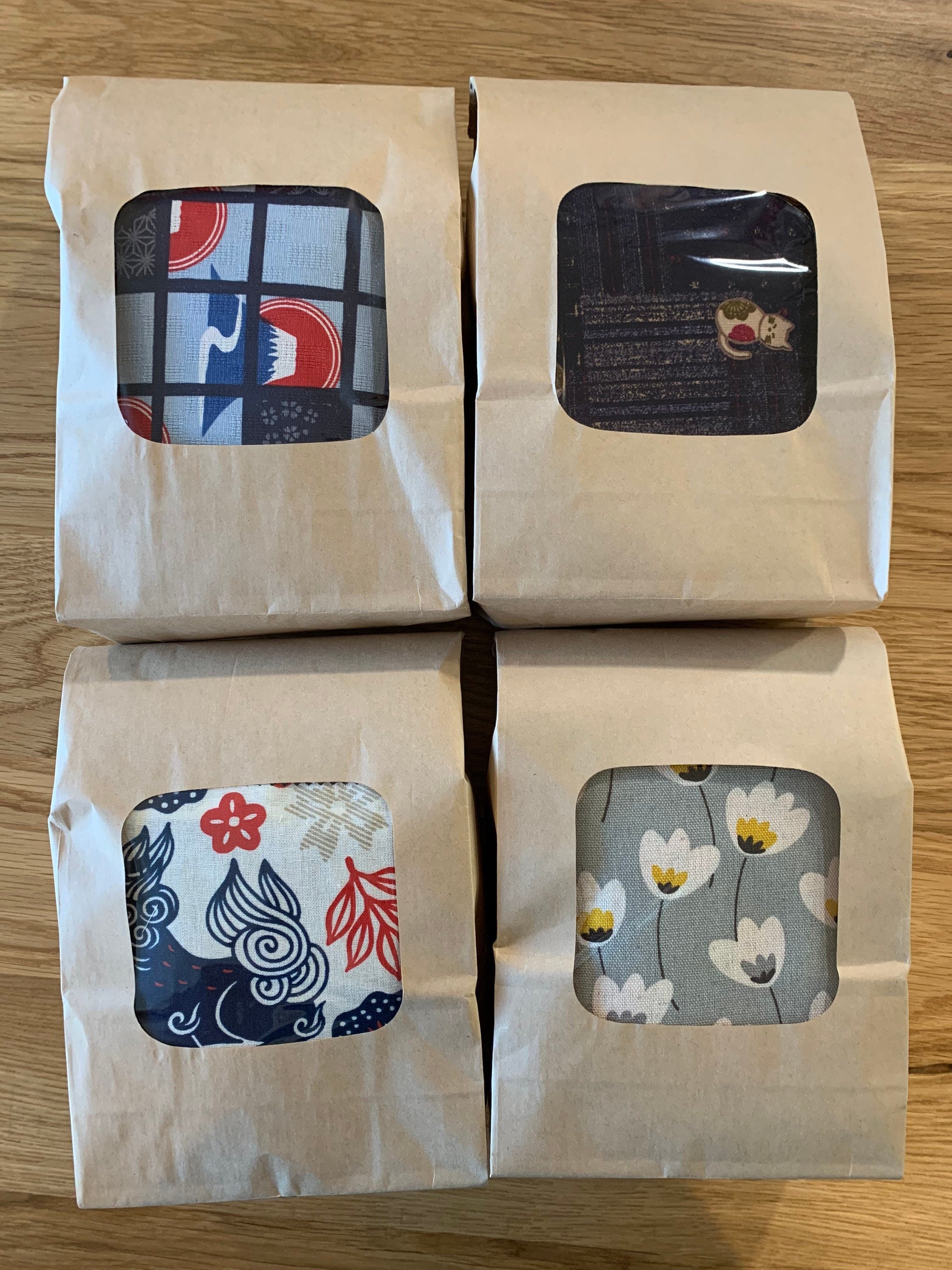 New Year 2026 Fukubukuro Lucky Bag of Japanese fabric scraps HALF POUND