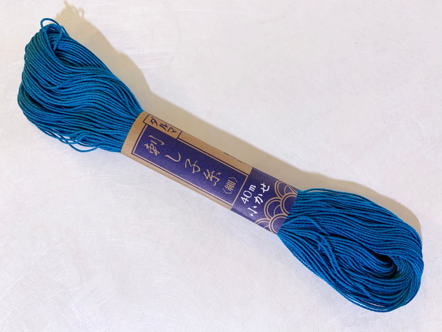 Yokota - Cotton Sashiko Thread 40m Skein - #27 Blue