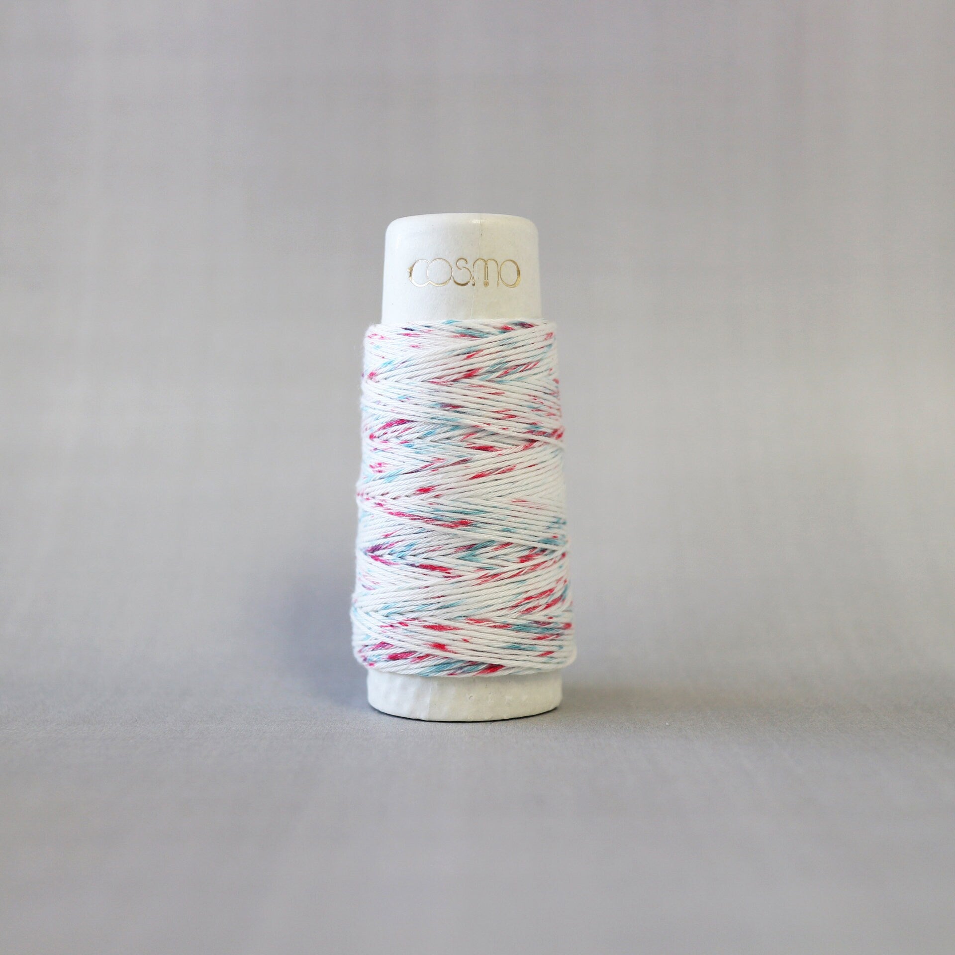 Lecien Cosmo - 'Hidamari' Cotton Sashiko Thread 30m Spool - Shaved Ice Everything (Speckle)