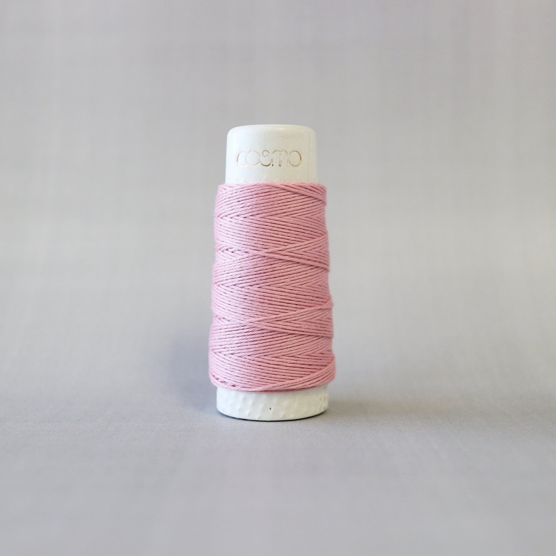 Lecien Cosmo - 'Hidamari' Cotton Sashiko Thread 30m Spool - Cherry Blossom (Solid)