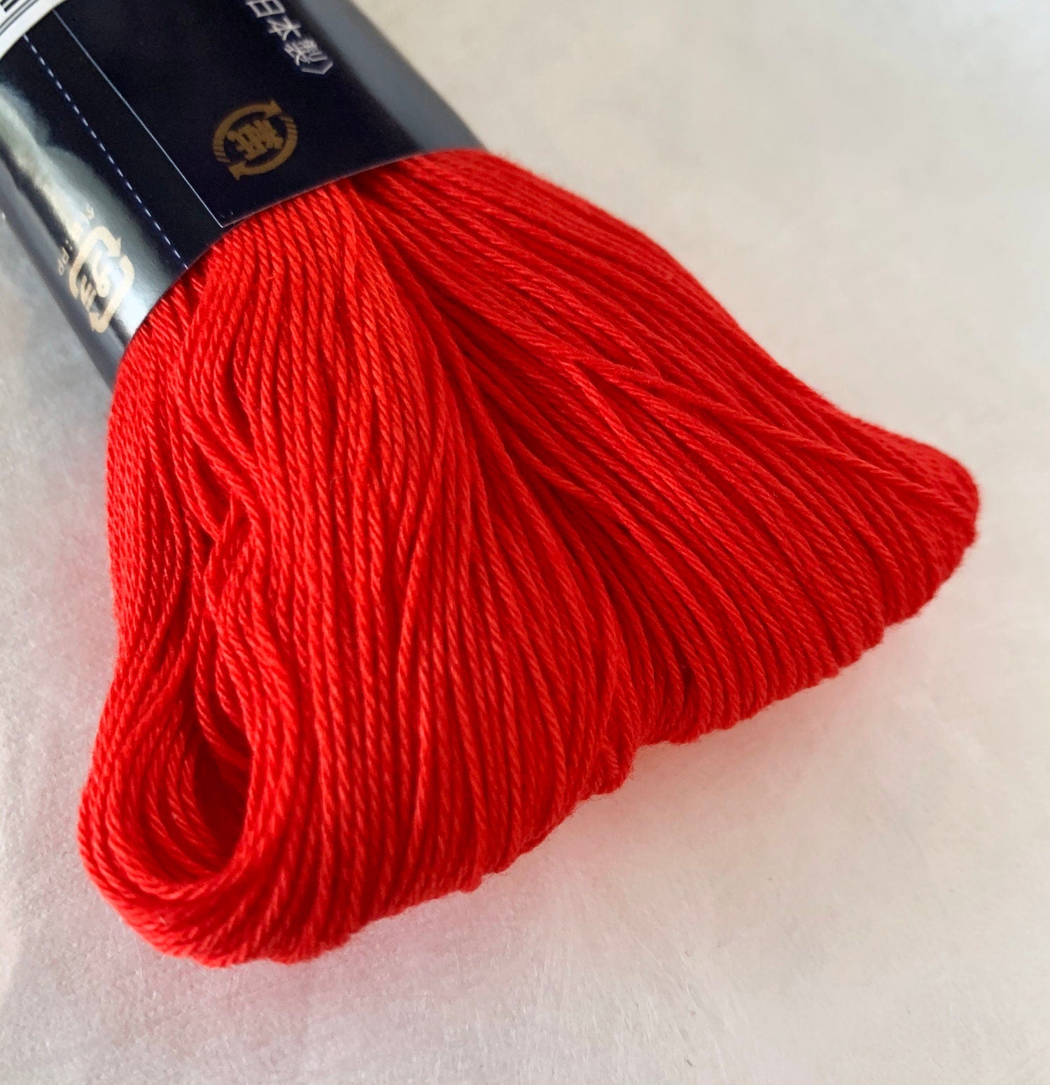 Yokota - Cotton Sashiko Thread 170m Skein - #16 Bright Red
