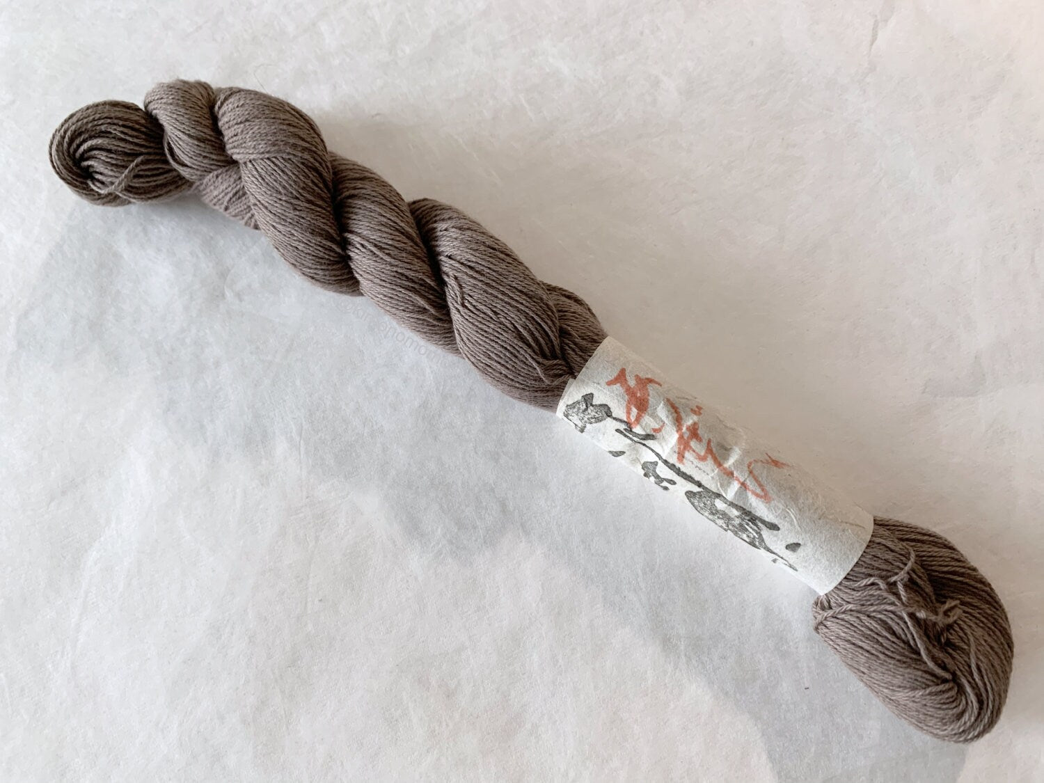 Aizenkobo - Cotton Sashiko Thread Skein - #18 Wolf Gray