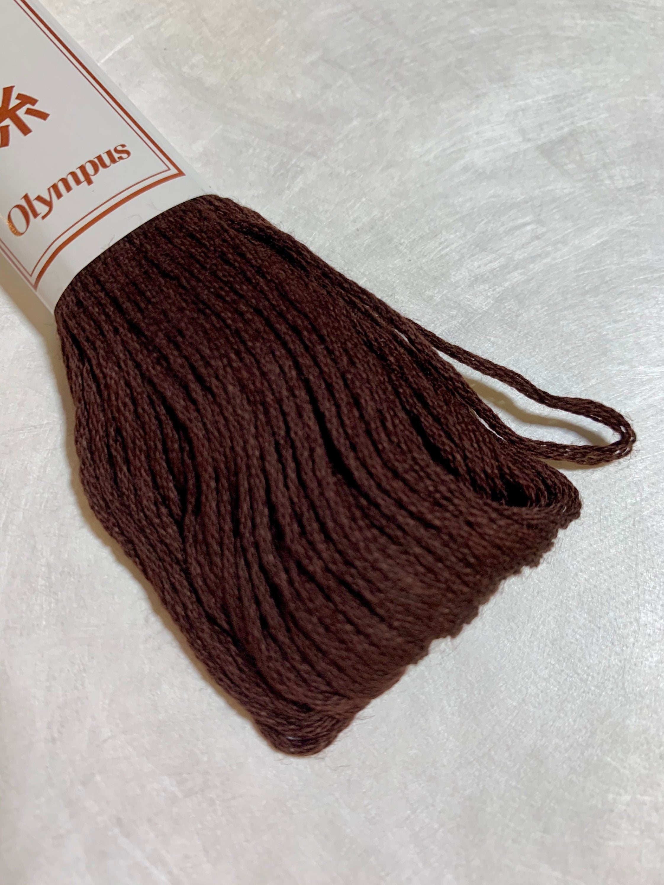 Olympus - Cotton Kogin Thread 18m Skein - #778 Dark Brown