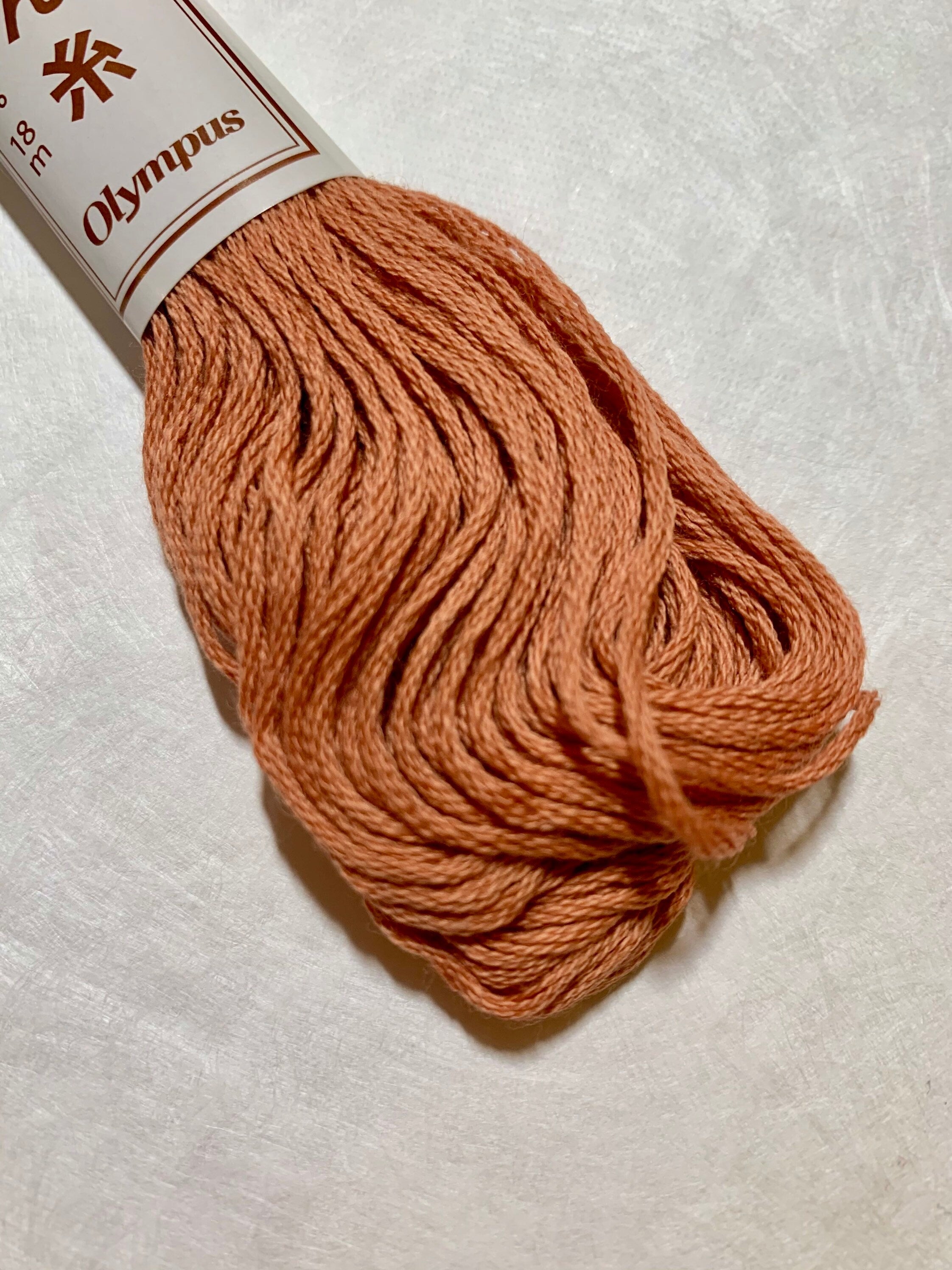 Olympus - Cotton Kogin Thread 18m Skein - #766 Pale Terracotta