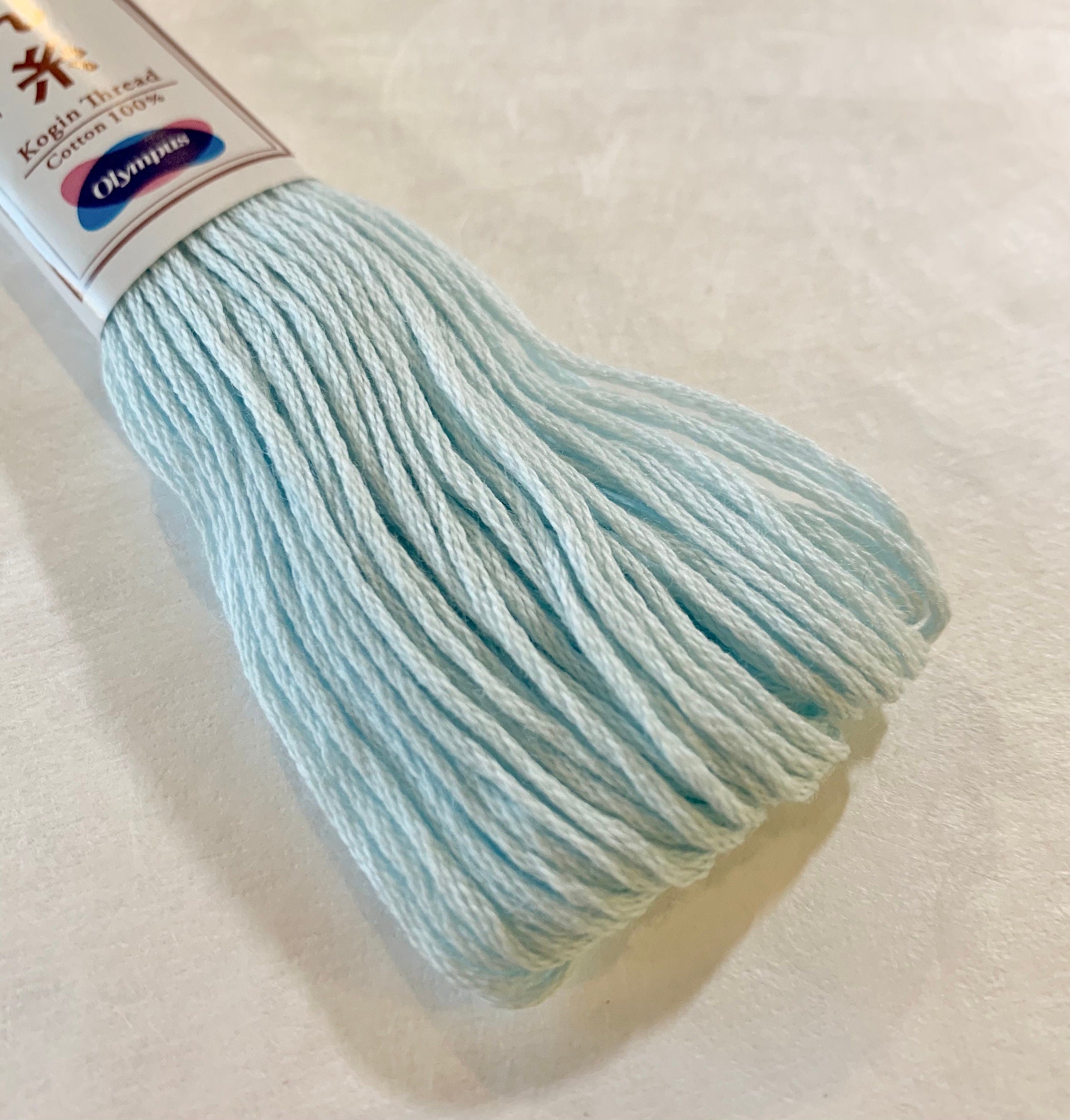Olympus - Cotton Kogin Thread 18m Skein - #362 Pale Blue