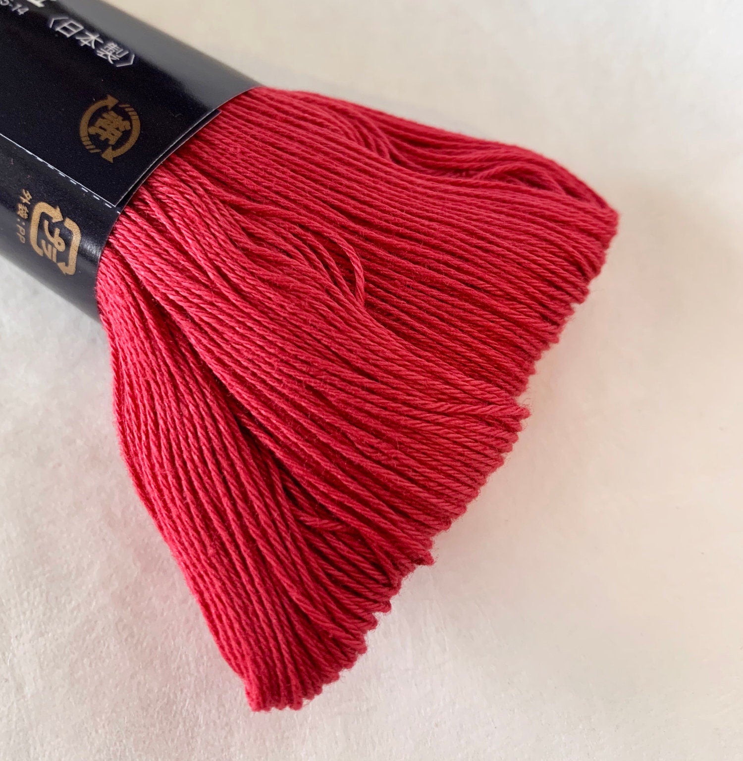 Yokota - Cotton Sashiko Thread 170m Skein - #7 Rose Red