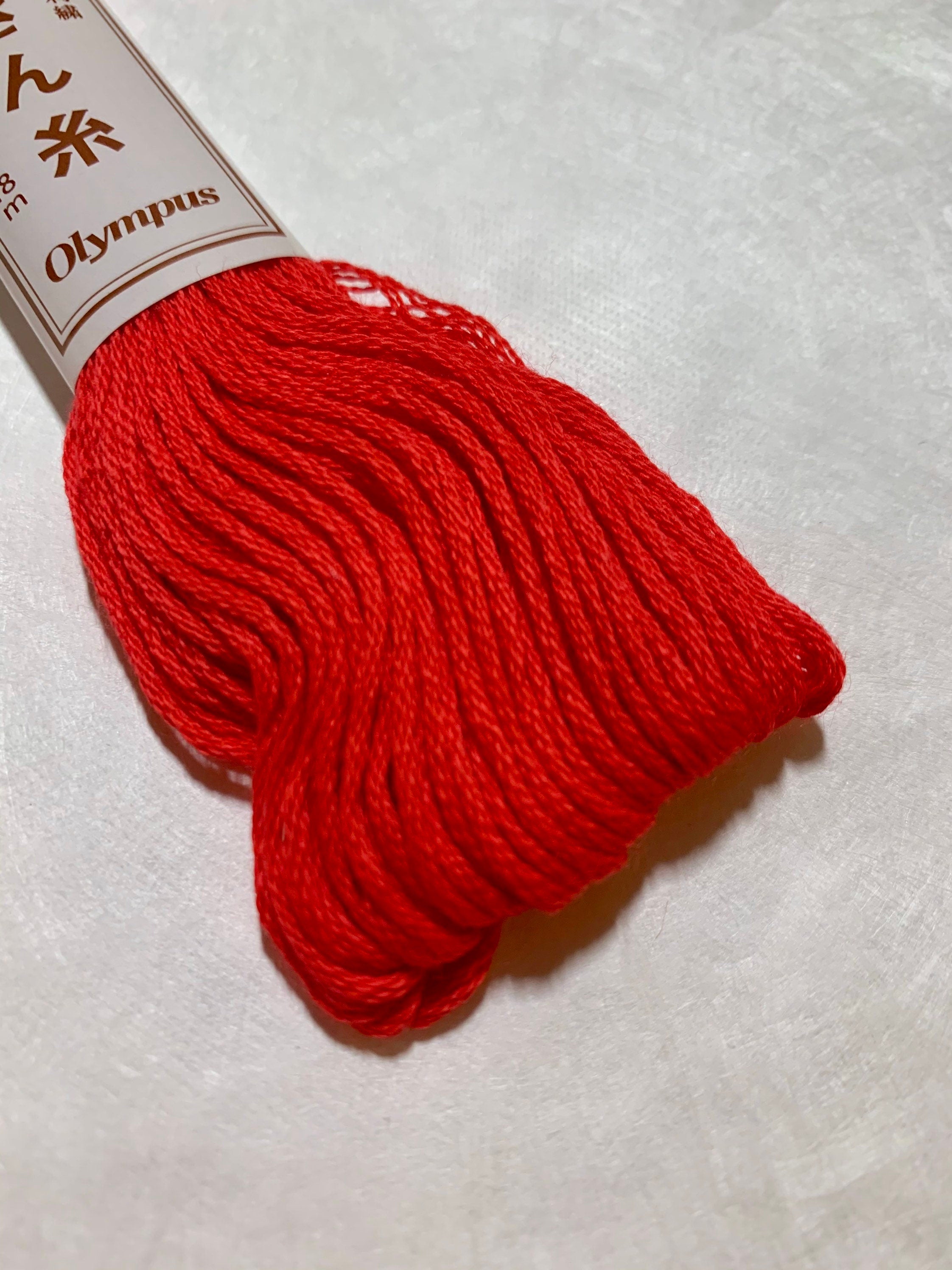 Olympus - Cotton Kogin Thread 18m Skein - #700 Red