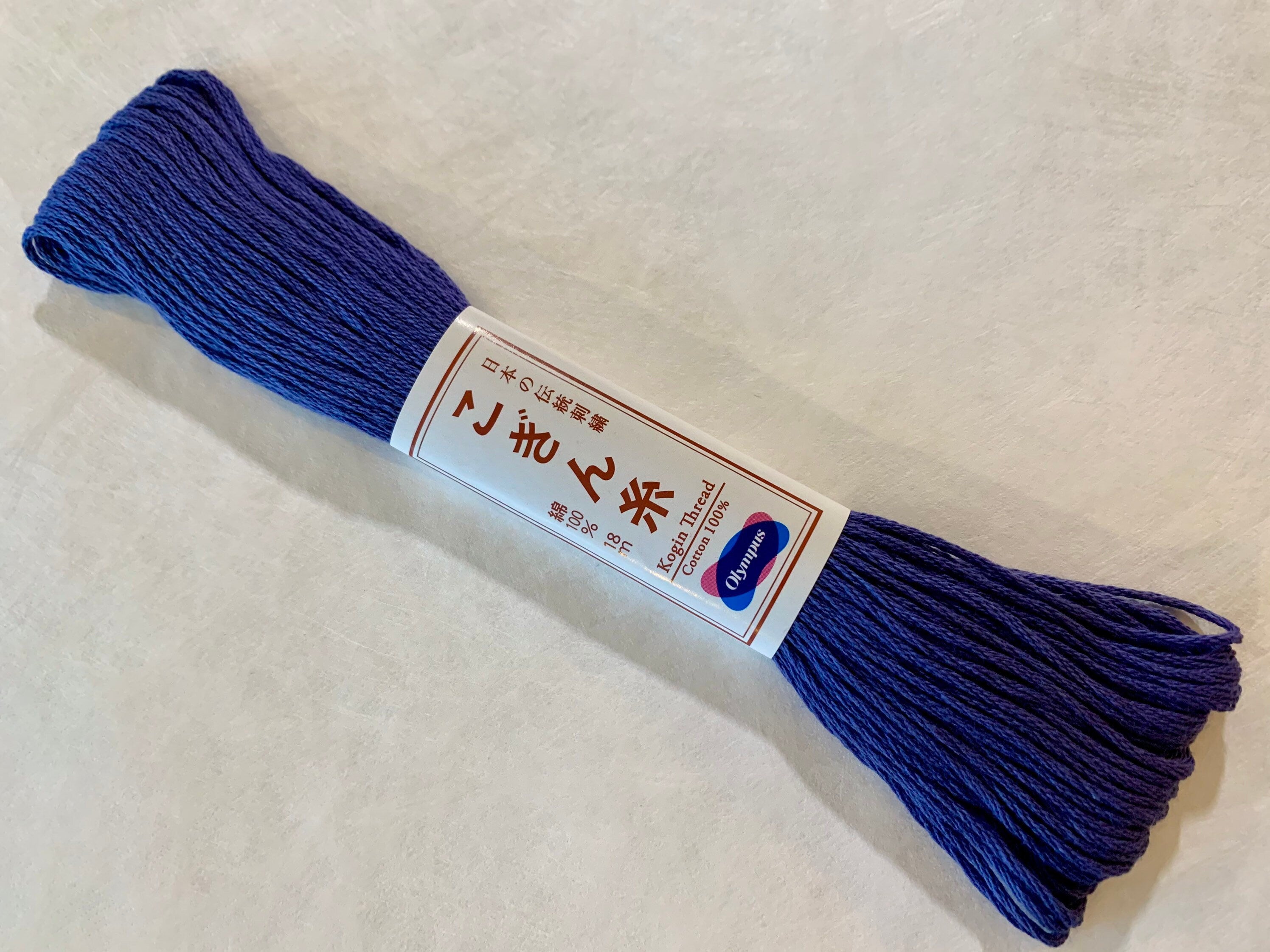 Olympus - Cotton Kogin Thread 18m Skein - #616 Blue