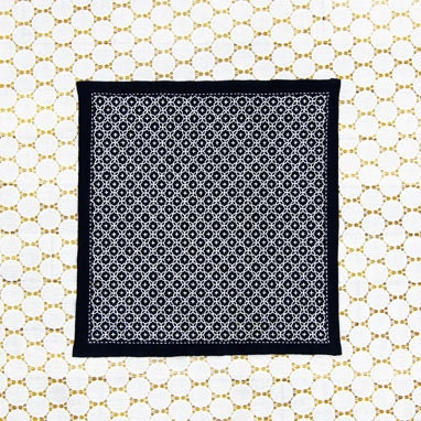 Olympus - Cross Flower Stitch Sashiko Sampler Kit - Navy