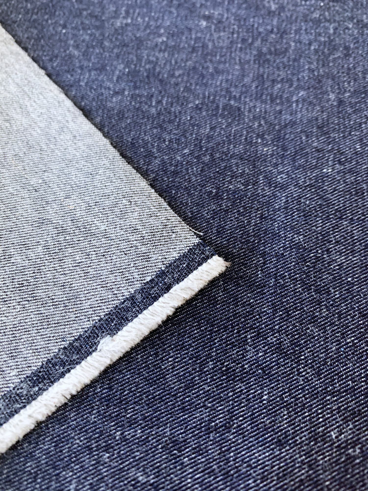 Orimono Imports - Denim 5 Ounce Non-Stretch Cotton - Navy Blue