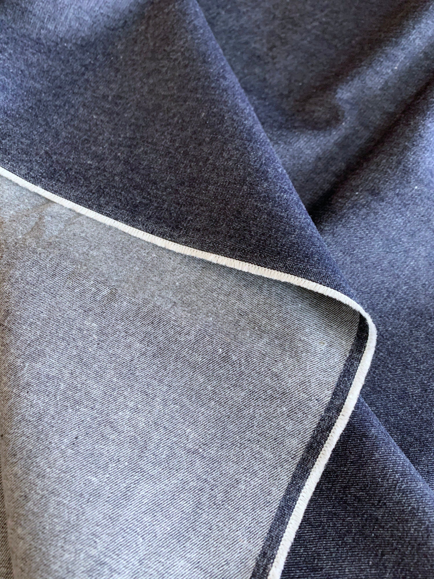Orimono Imports - Denim 5 Ounce Non-Stretch Cotton - Navy Blue