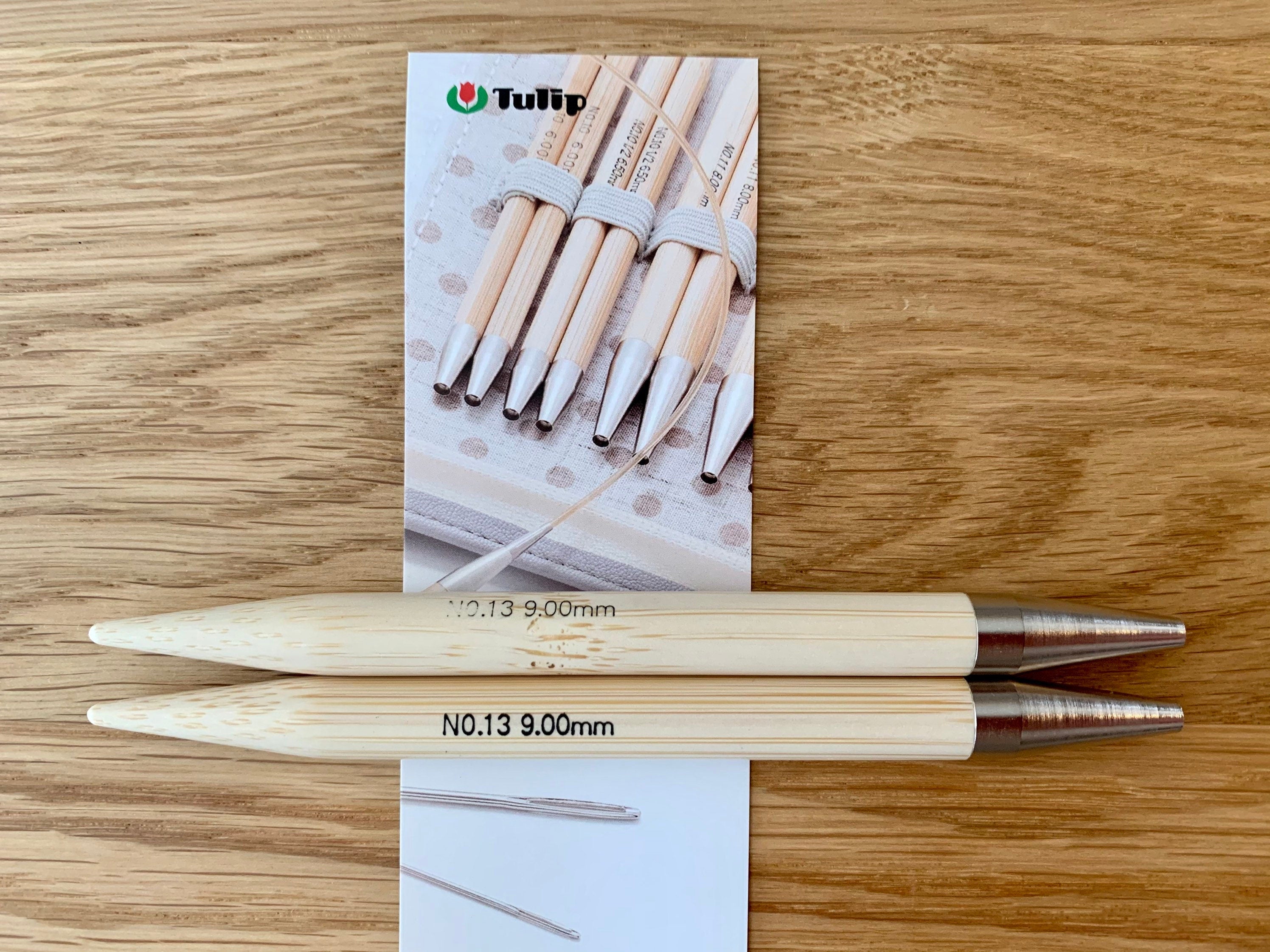 Tulip - CarryC Long Interchangeable Bamboo Knitting Needles - Various Sizes