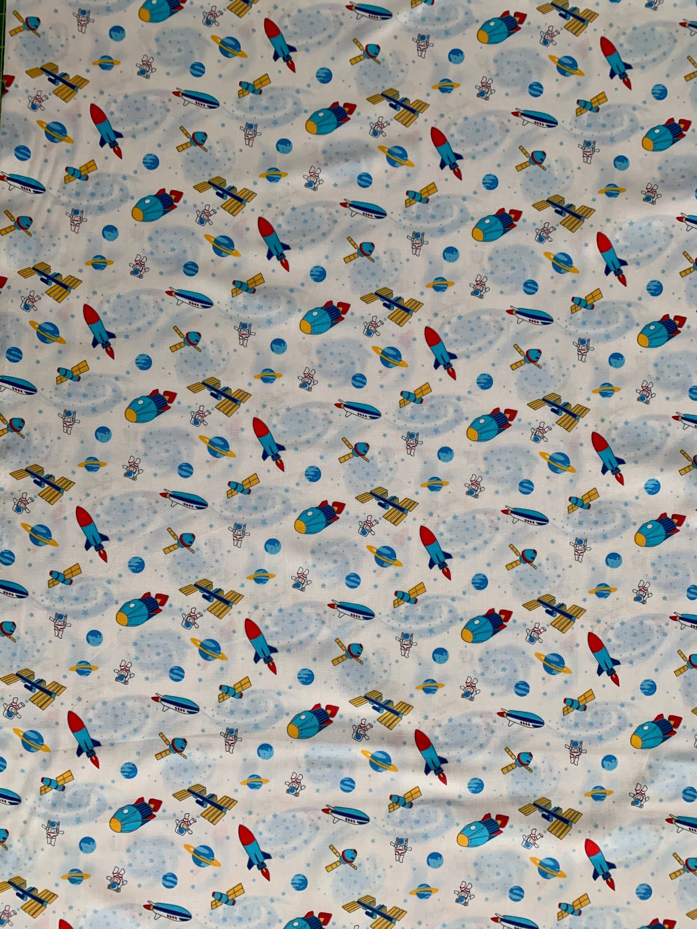 Asano - SALE Space Walk Cotton Fabric - White
