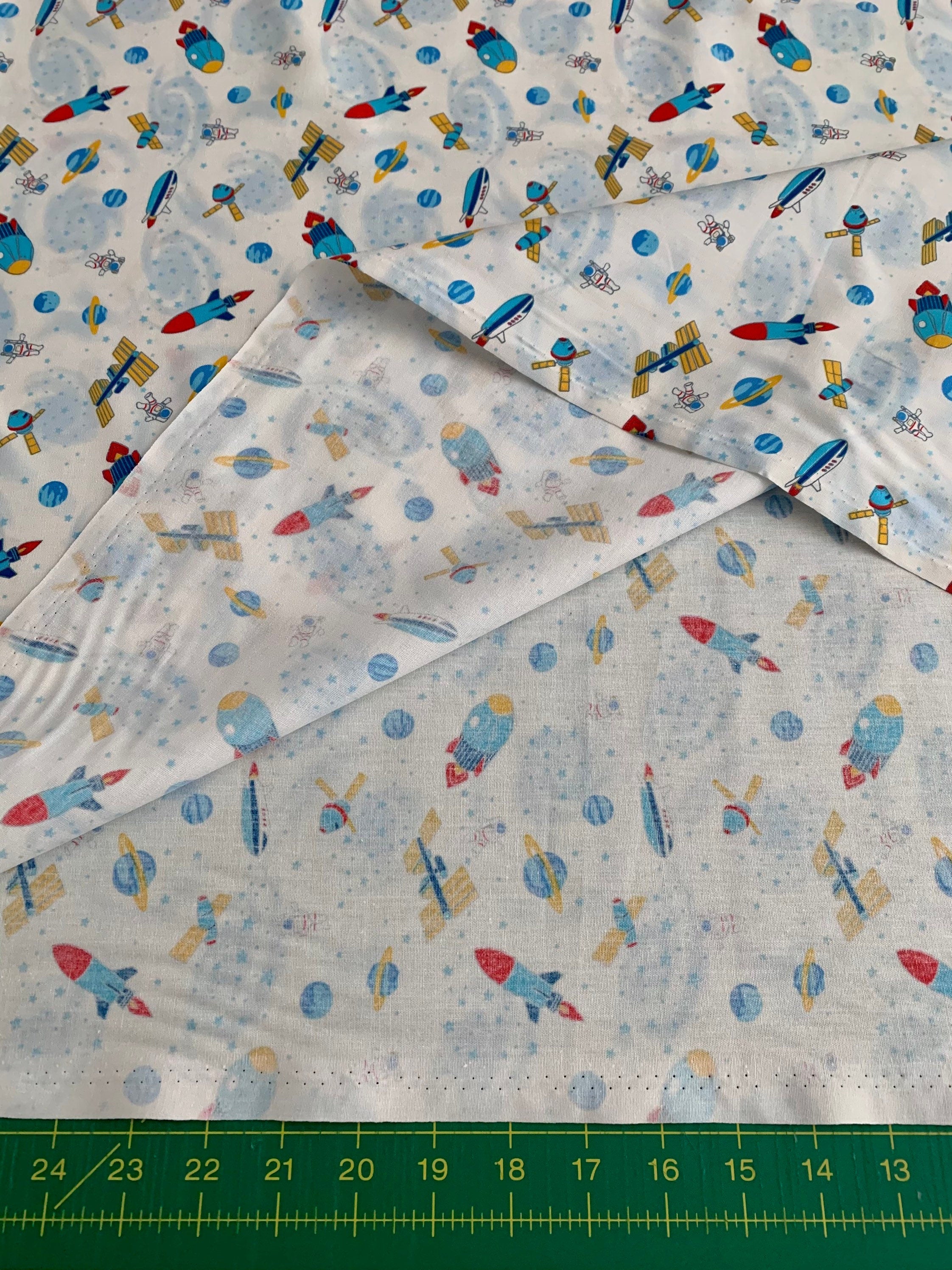 Asano - SALE Space Walk Cotton Fabric - White