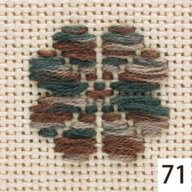 Olympus - Cotton Kogin Thread 18m Skein - Variegated #71 Camouflage