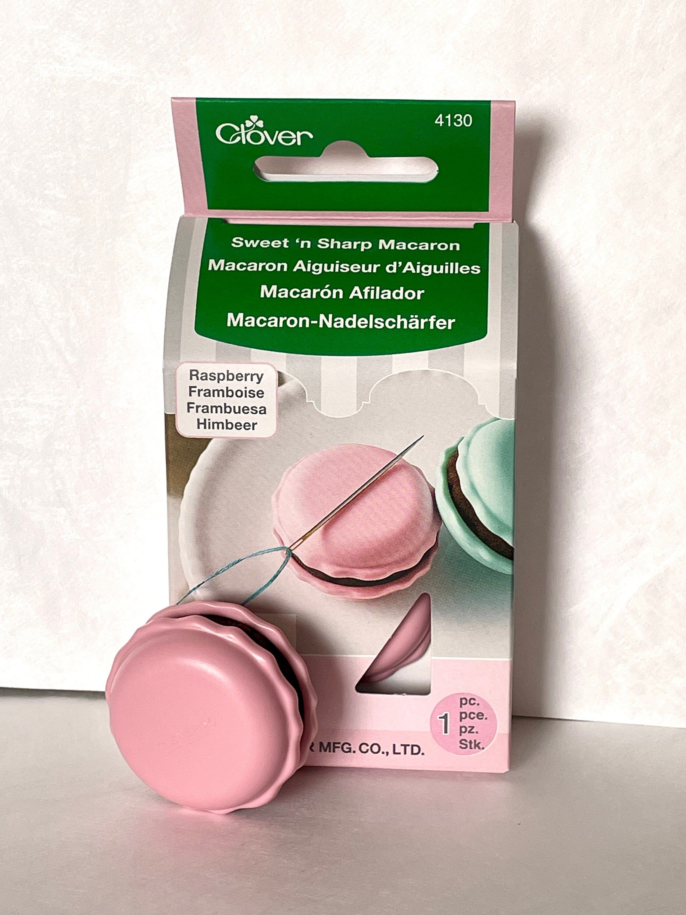 Clover - Sweet 'n Sharp Macaron Needle Sharpener - Raspberry