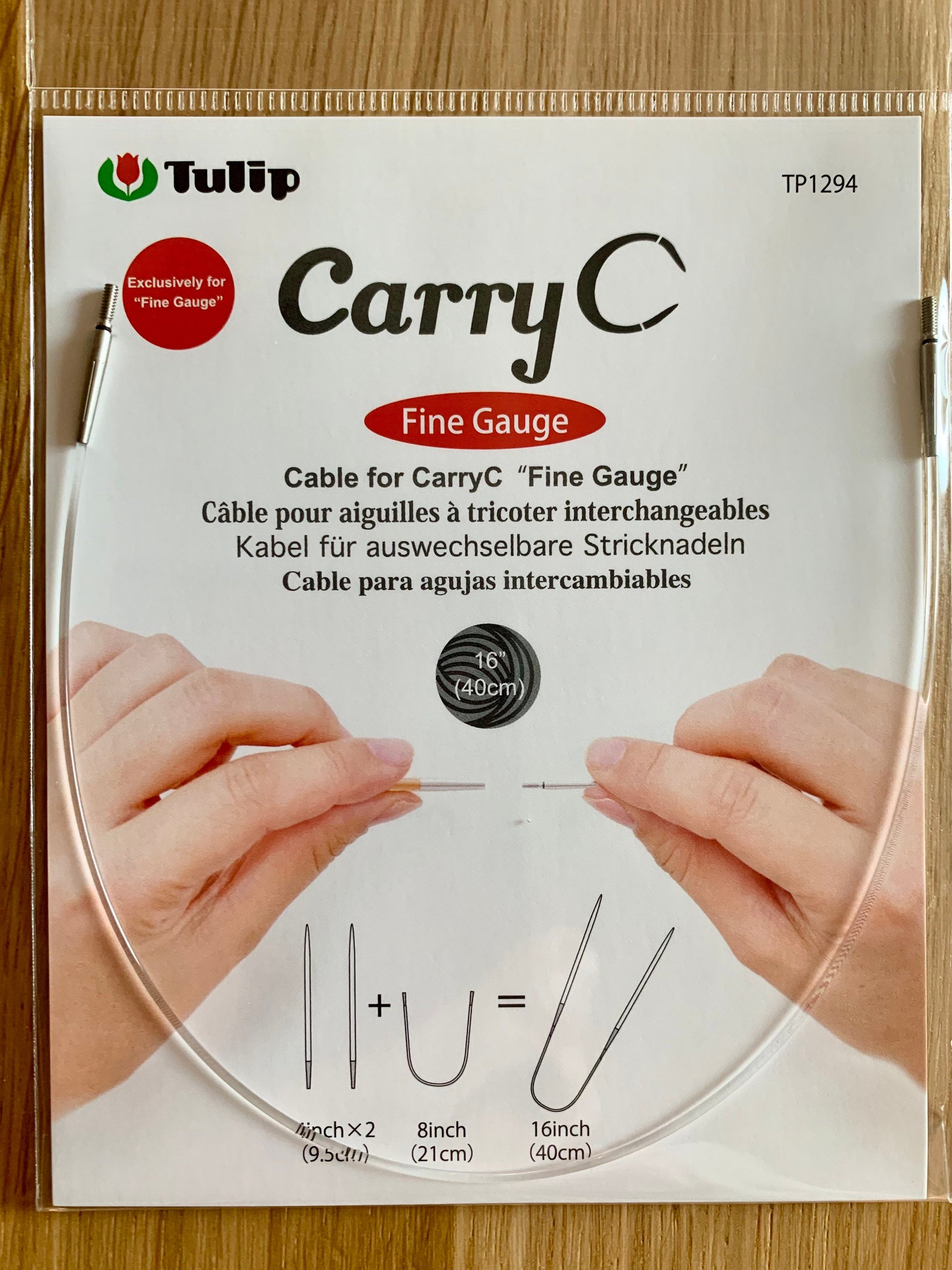 Tulip - Cables for CarryC Fine Gauge Knitting Needles - Various Sizes