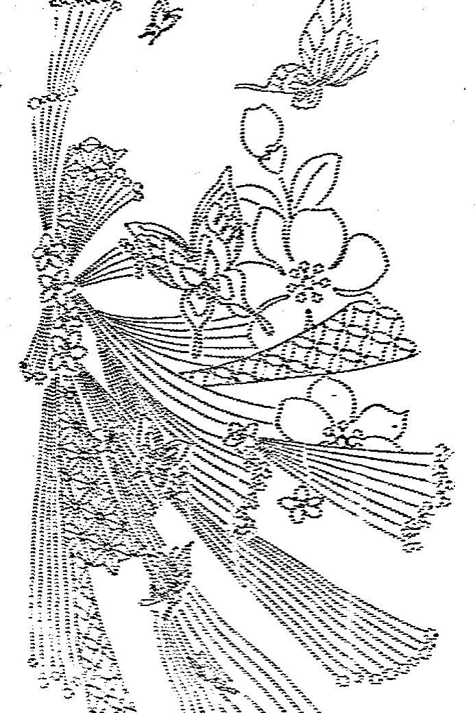 HM-05 Sashiko Panel: Butterflies & Noshi