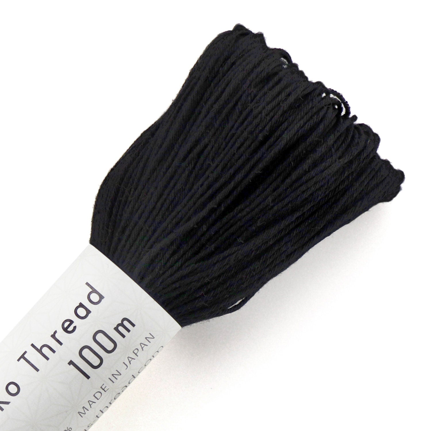 Olympus - Cotton Sashiko Thread 100m Skein - Color #120 Black