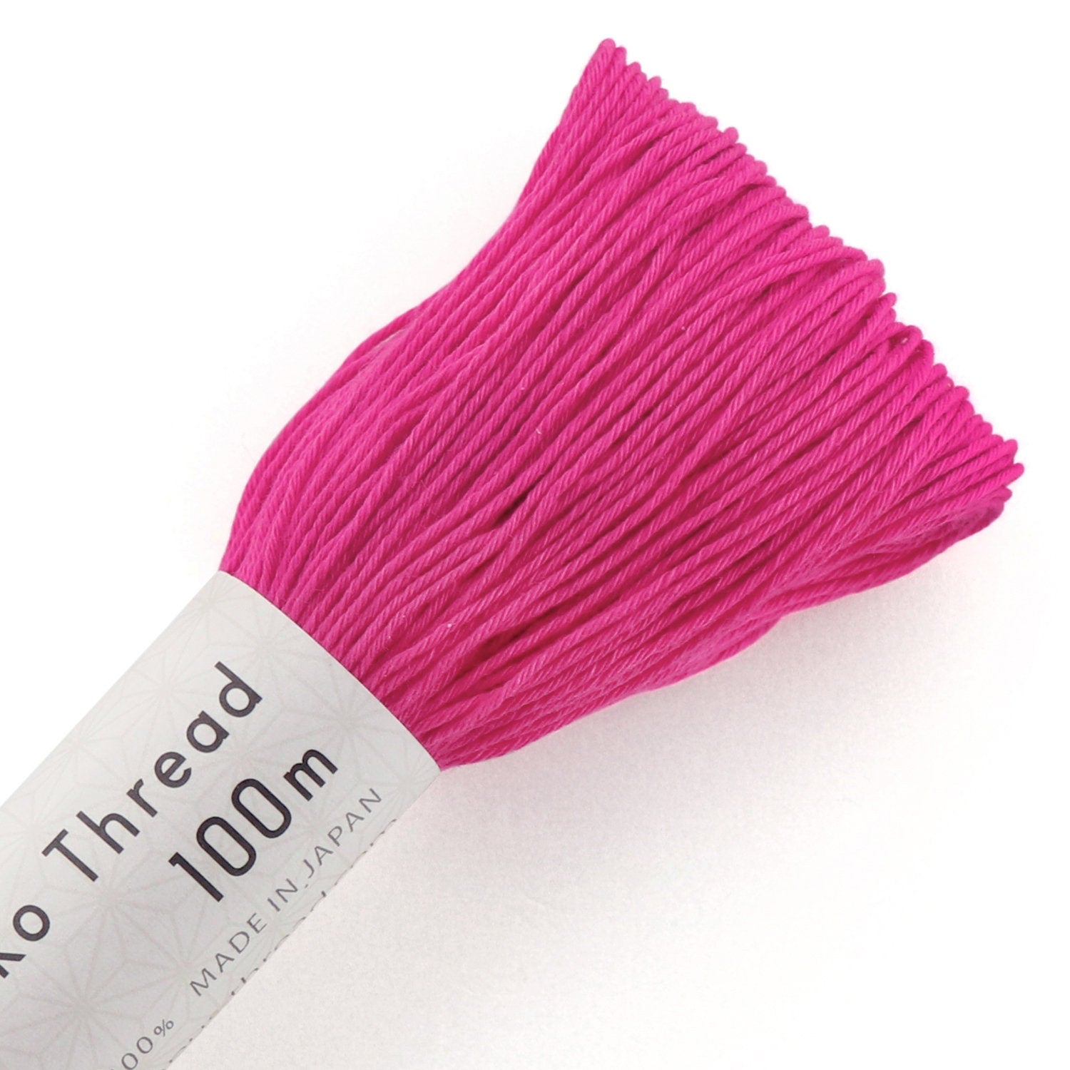 Olympus - Cotton Sashiko Thread 100m Skein - Color #121 Hot Pink