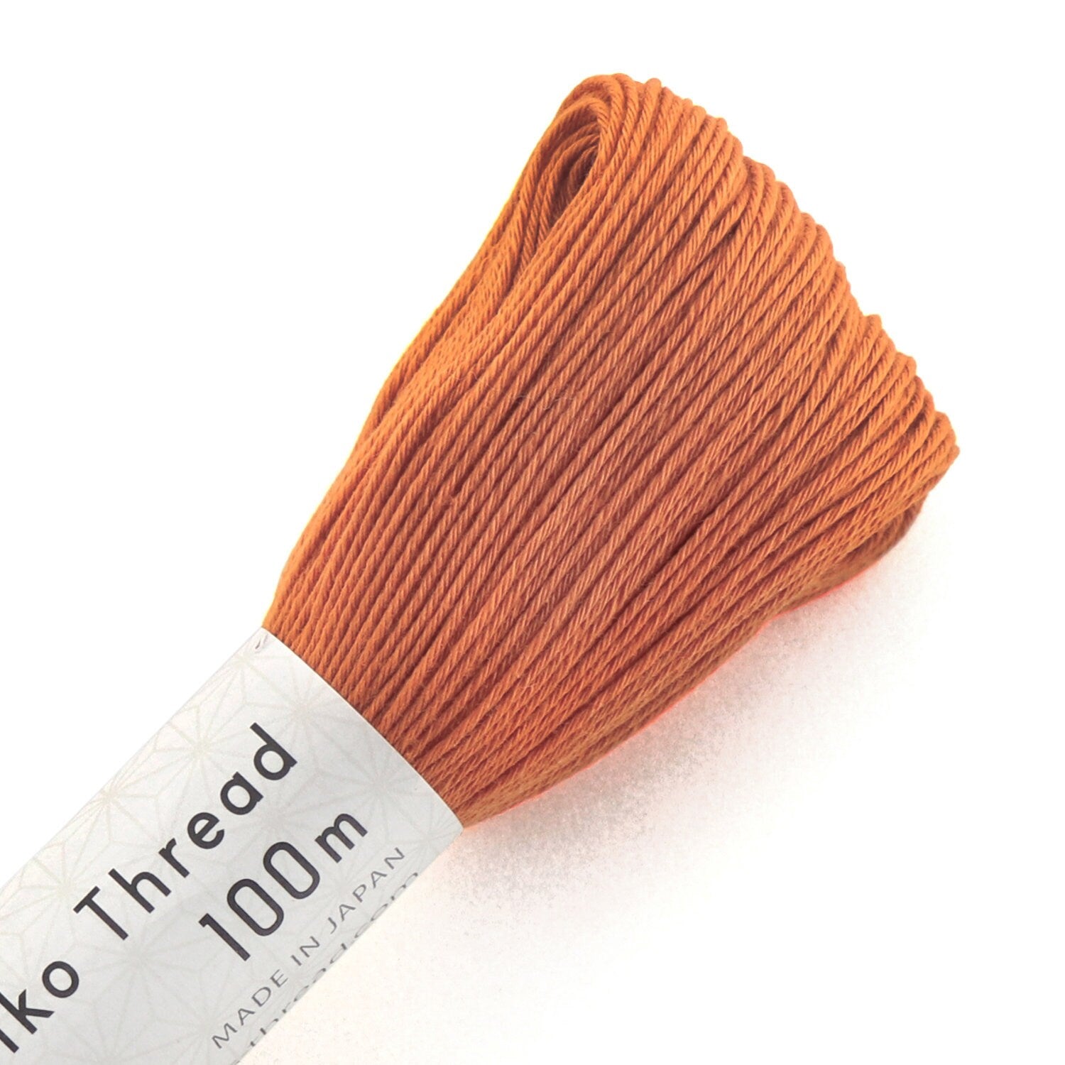 Olympus - Cotton Sashiko Thread 100m Skein - Color #122 Orange