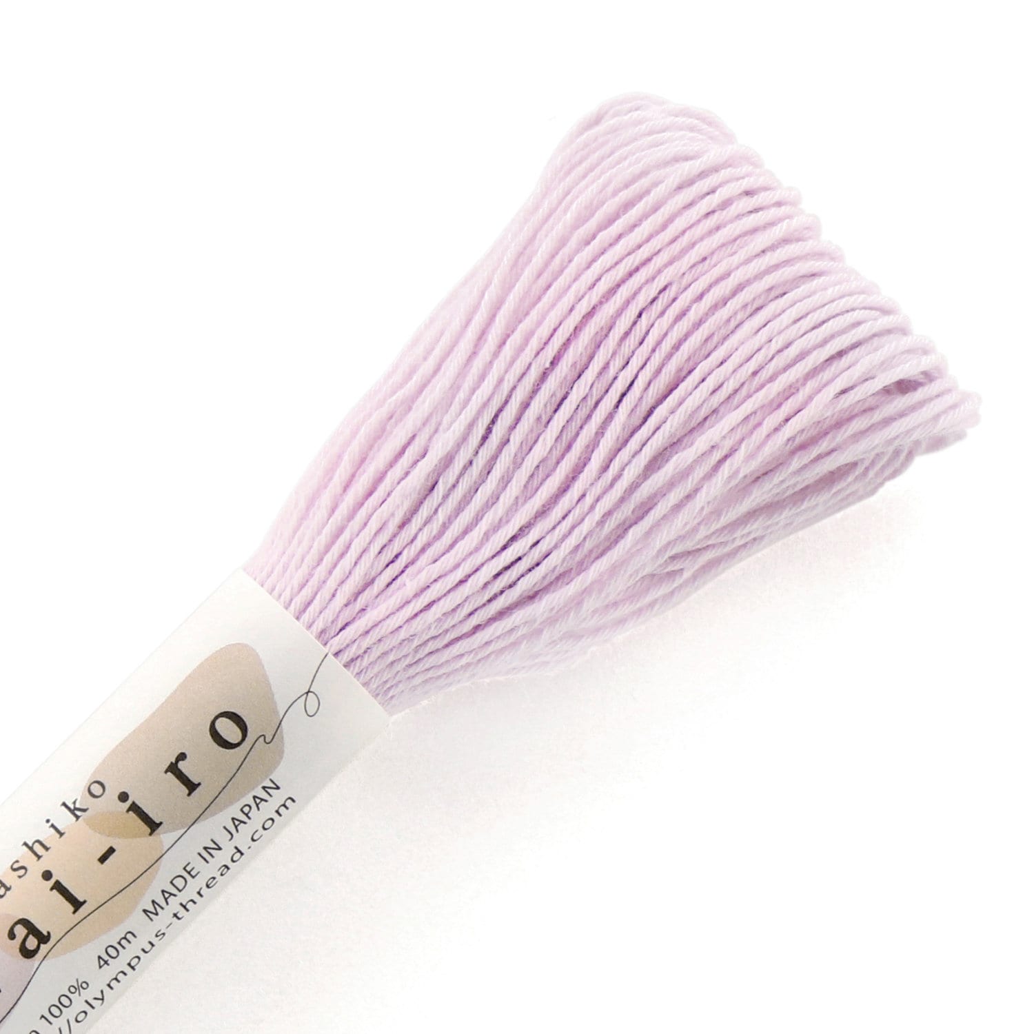 Olympus - Cotton Sashiko Thread 40m Skein - "Awai-Iro" Color #A1 Pink Sherbet