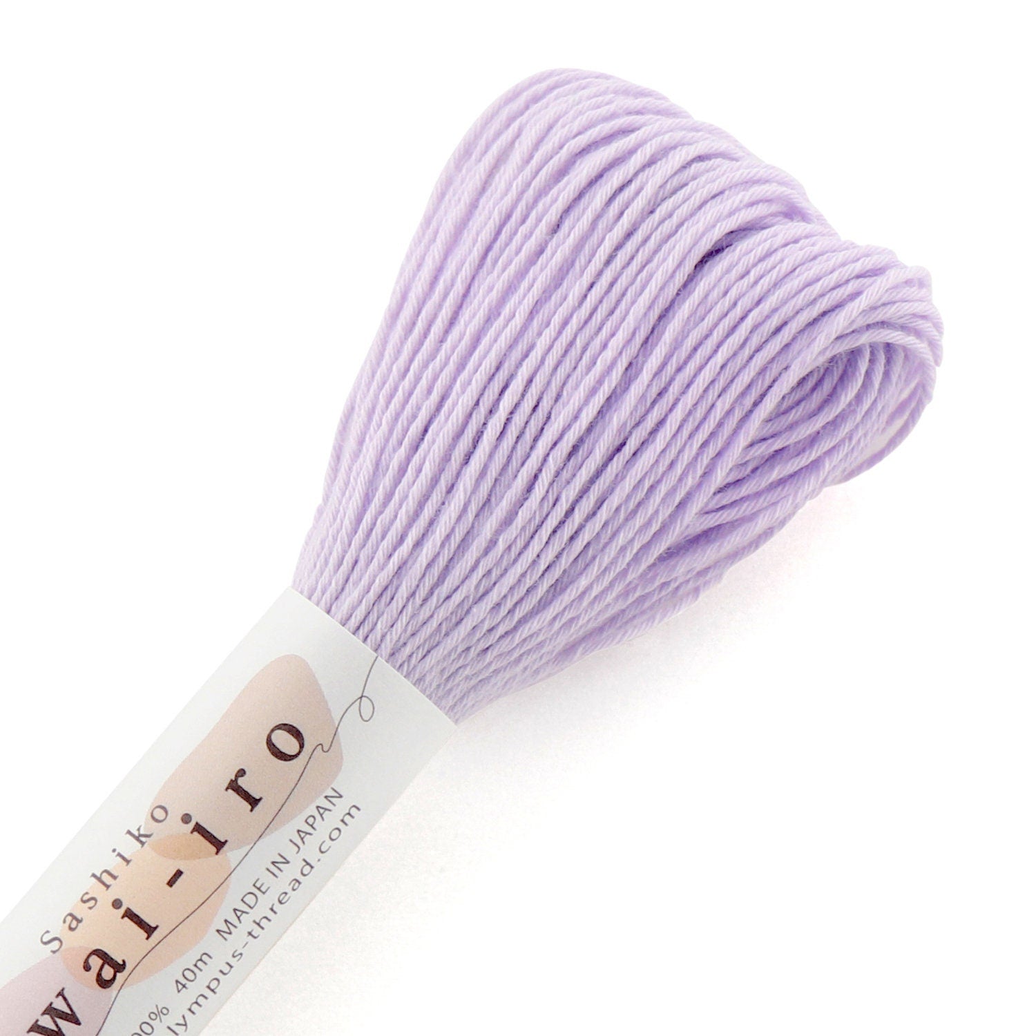 Olympus - Cotton Sashiko Thread 40m Skein - "Awai-Iro" Color #A5 Lavender Sage