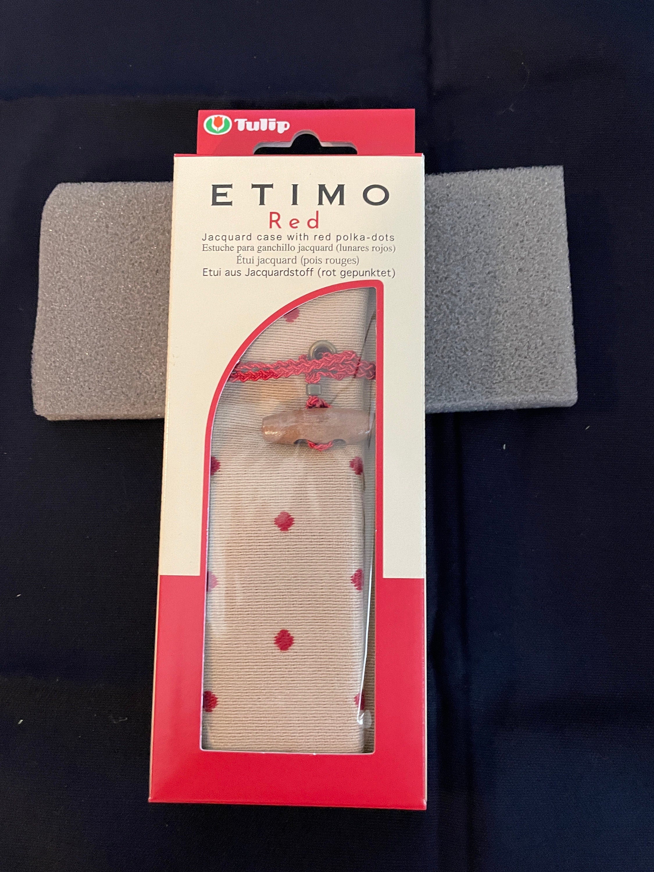 Tulip - "Etimo" Red Dot Crochet Hook Case