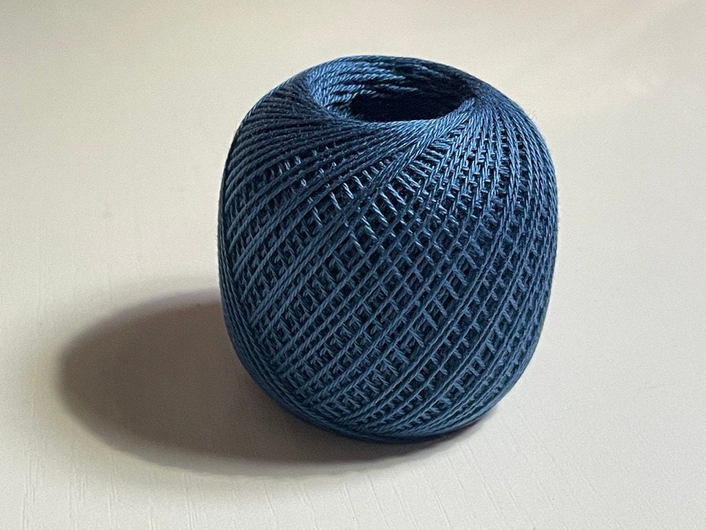 Olympus - Thin Cotton Sashiko Thread 80m Ball - Ocean Blue
