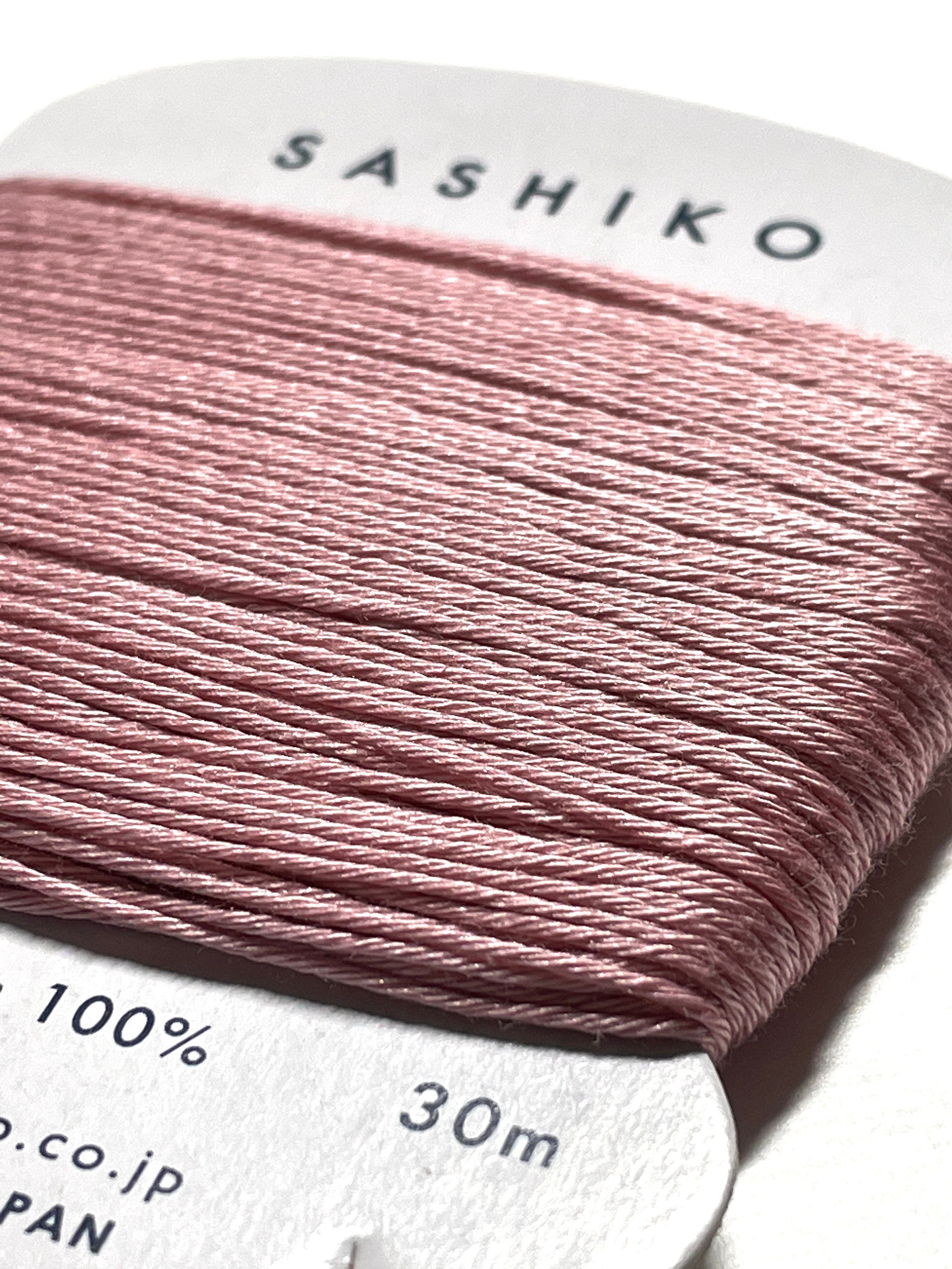 Daruma #211 PLUM BLOSSOM Japanese Cotton SASHIKO thread 30 meter card 20/6