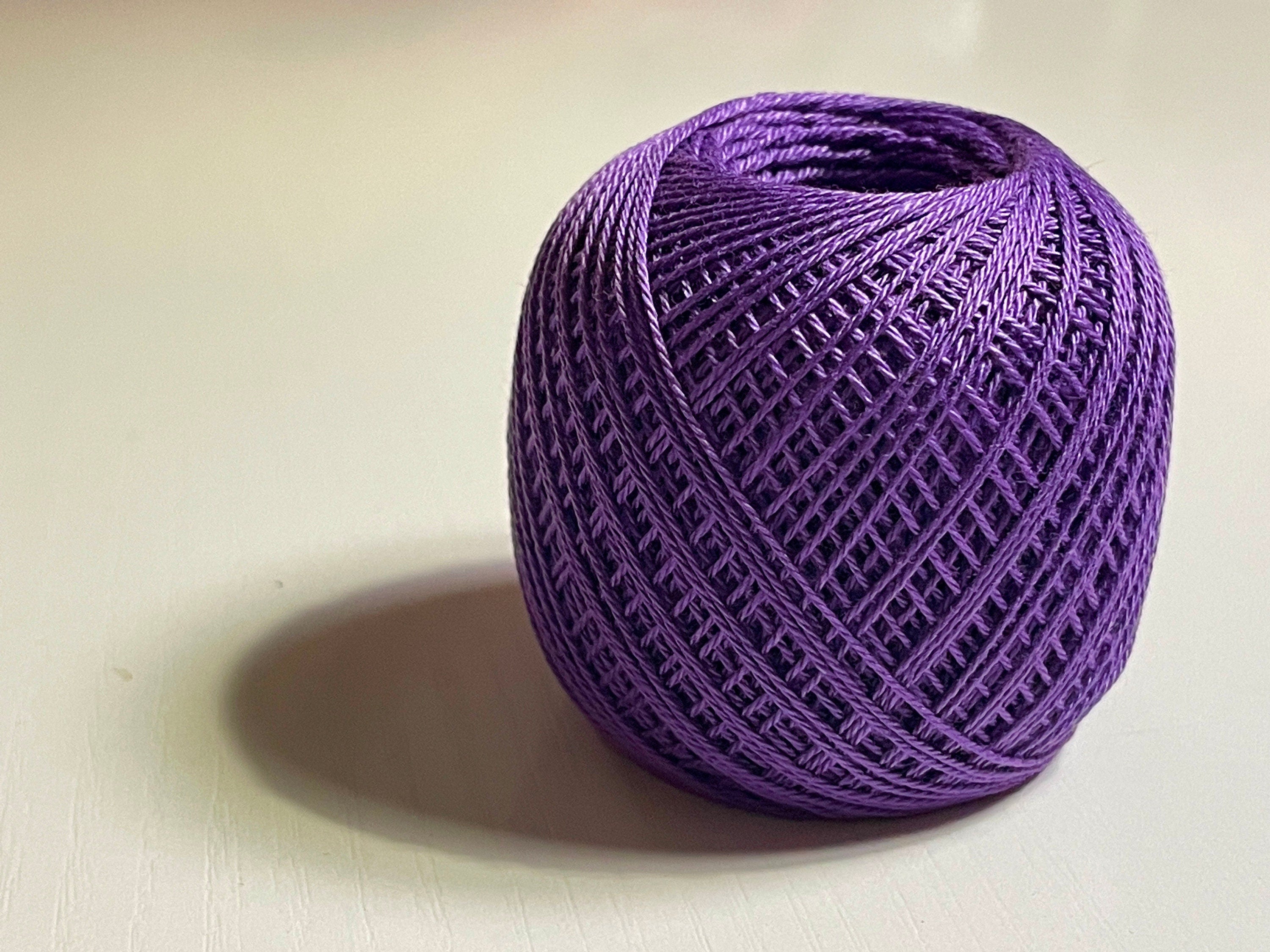 Olympus - Thin Cotton Sashiko Thread 80m Ball - Violet